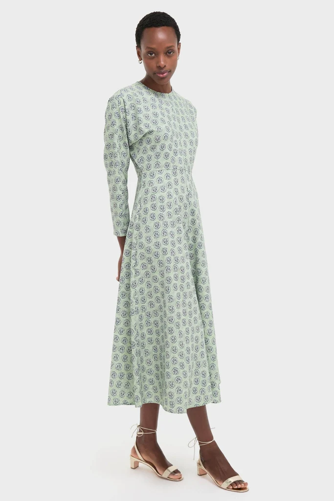 Navy Bird Block Vika Dress - Image 3
