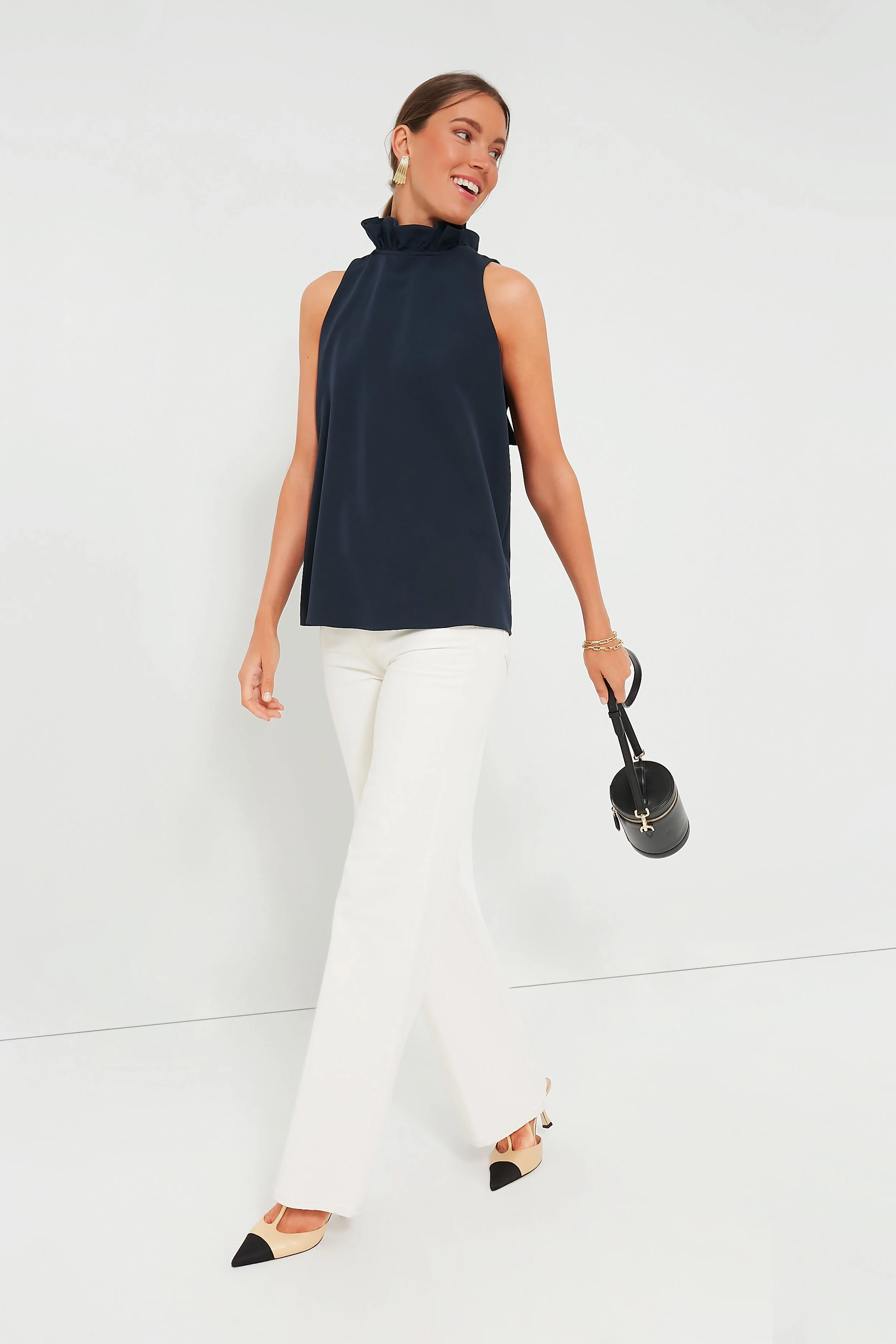 Navy Mason Top - Image 6