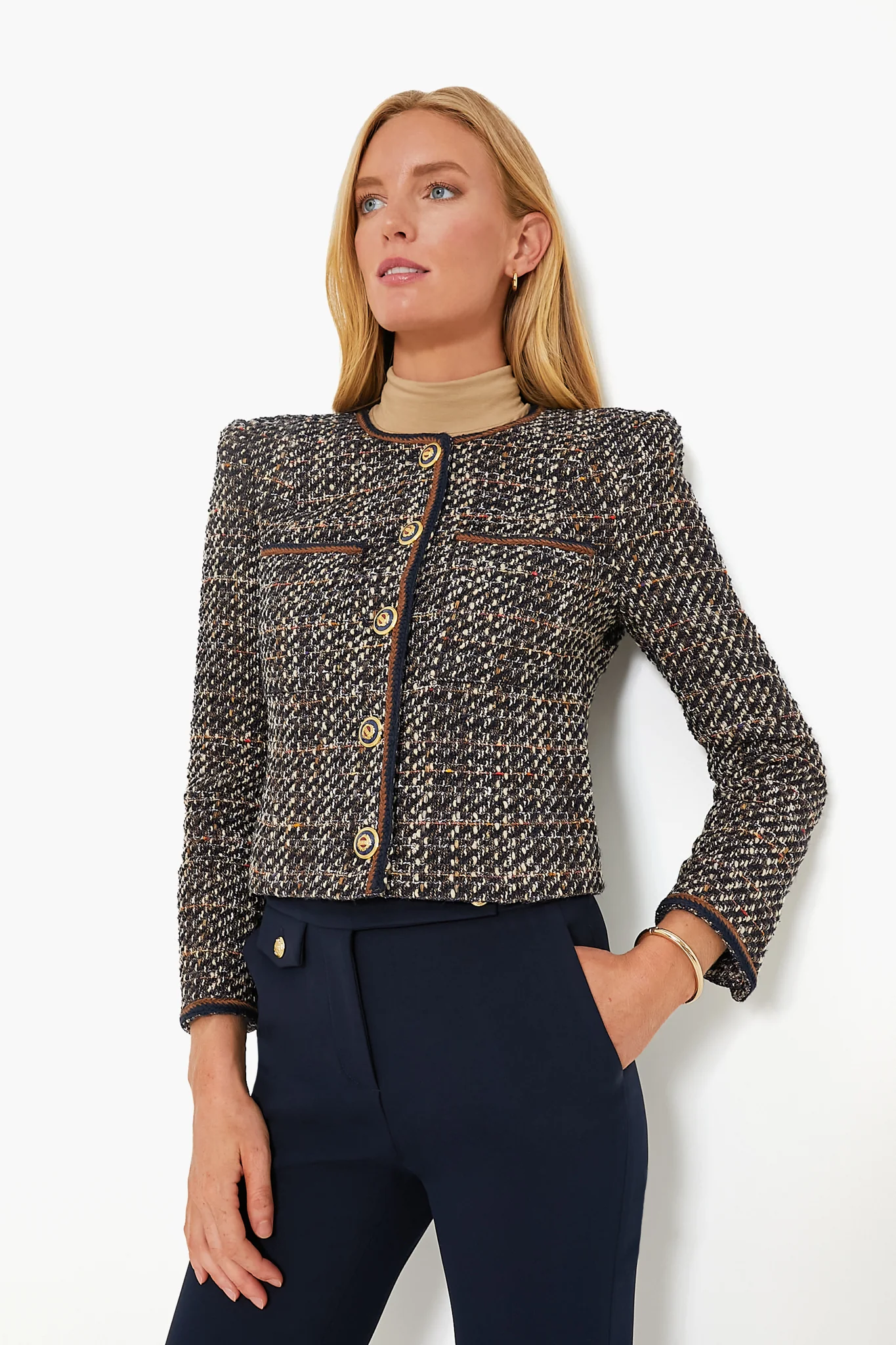 Navy Multi Lars Jacket - Image 6