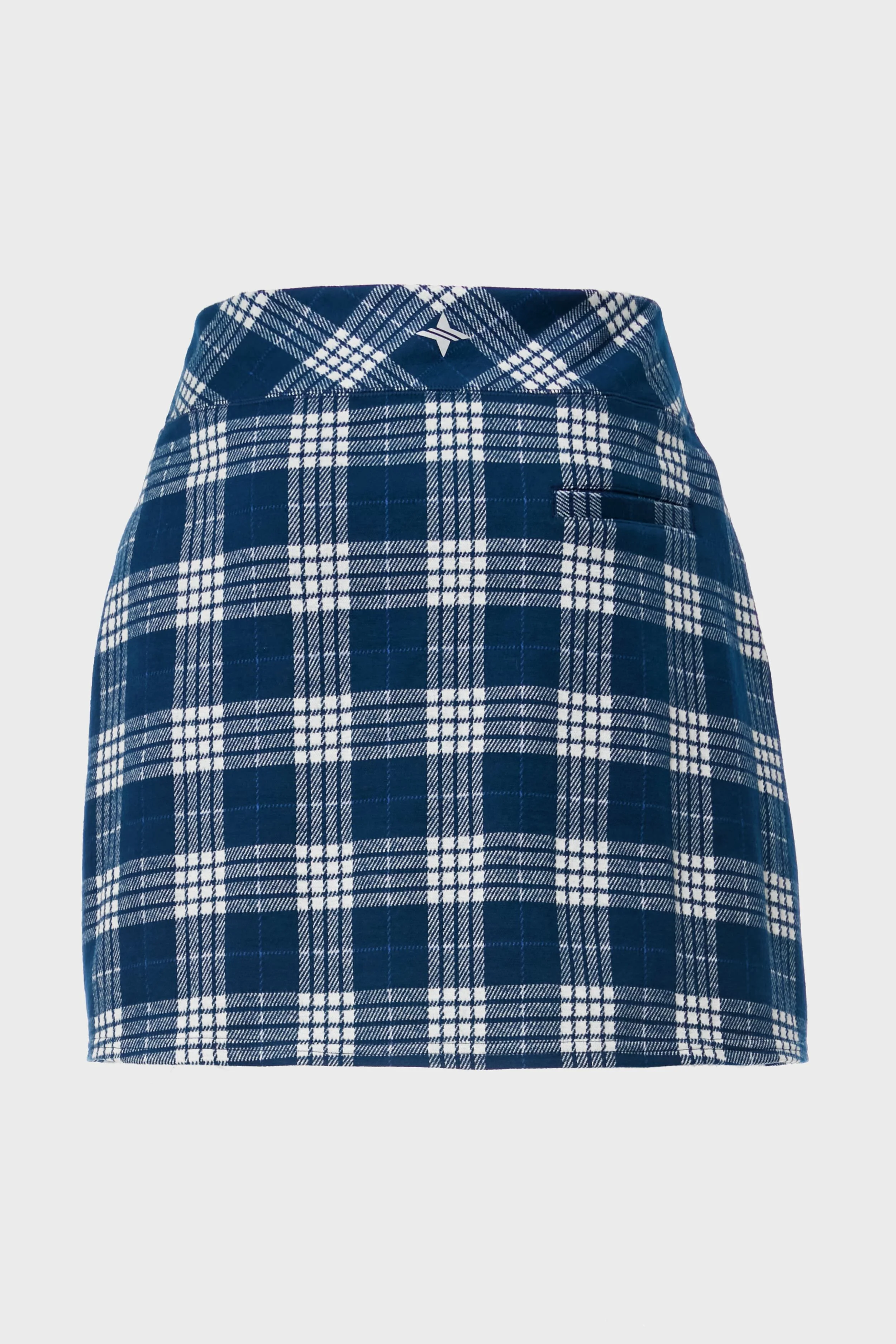 Navy Plaid 17 Inch Helen Golf Skirt - Image 10