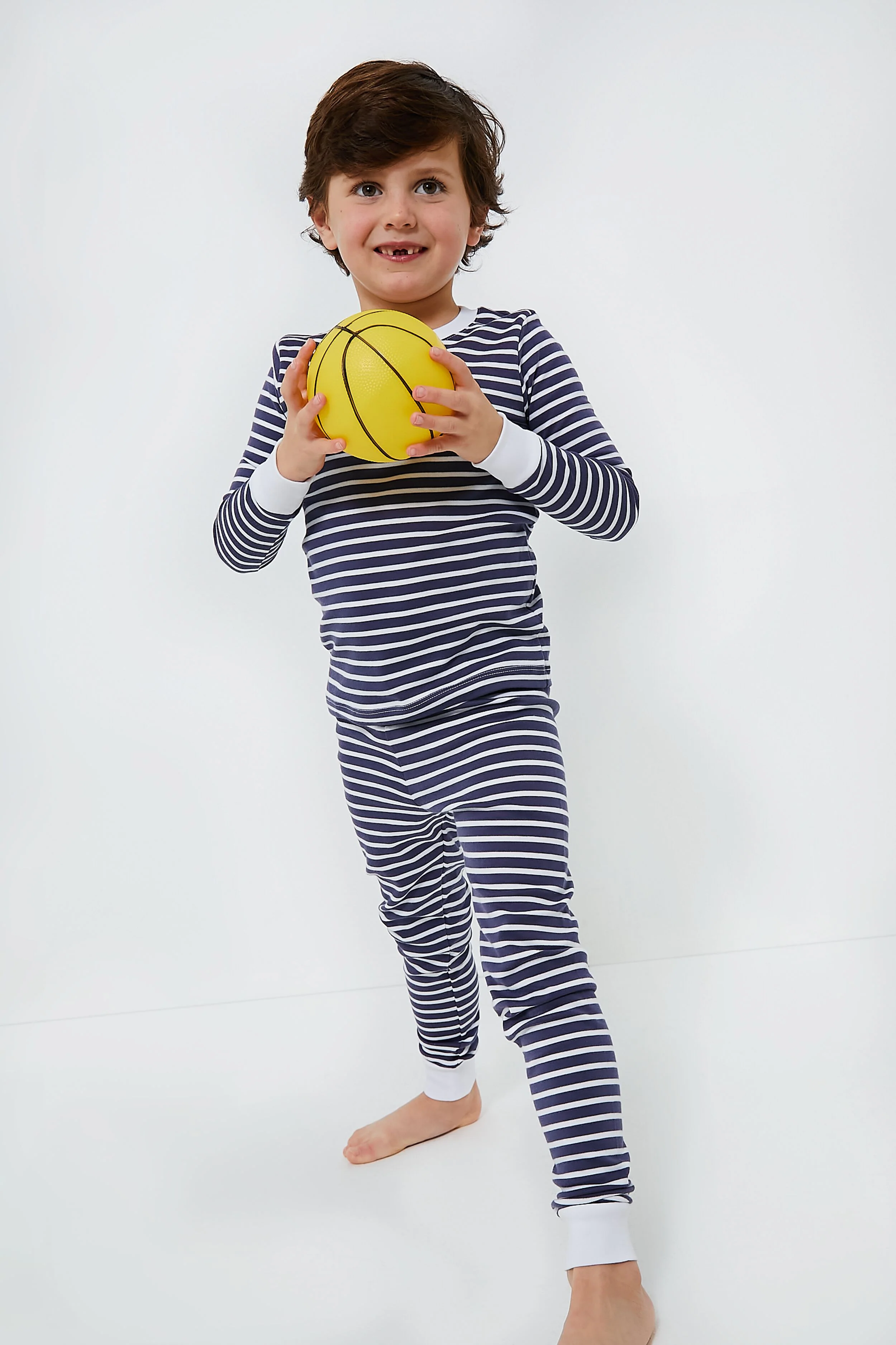 Navy Stripe Pajama Set - Image 5