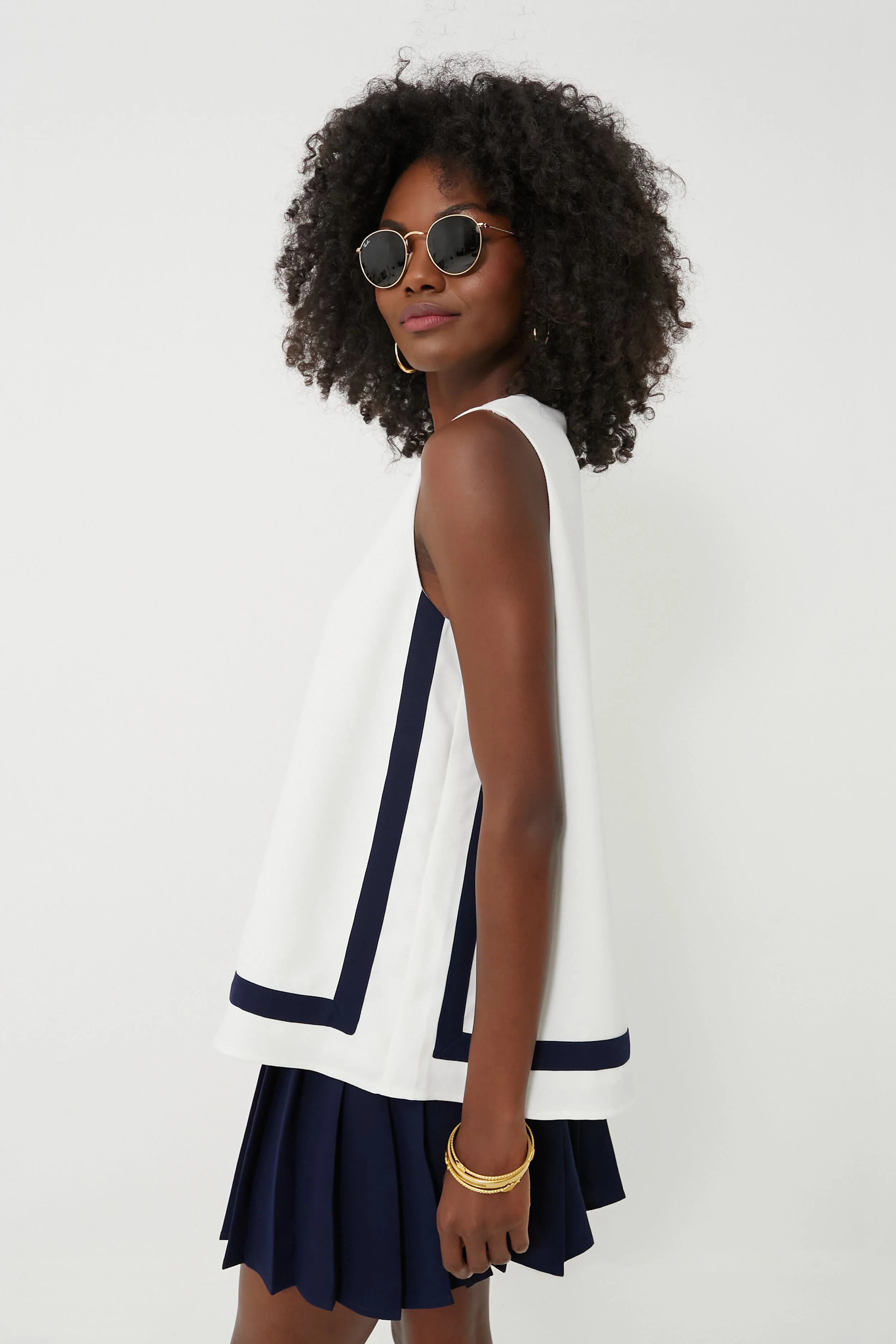 Navy Stripe Tyler Top - Image 3