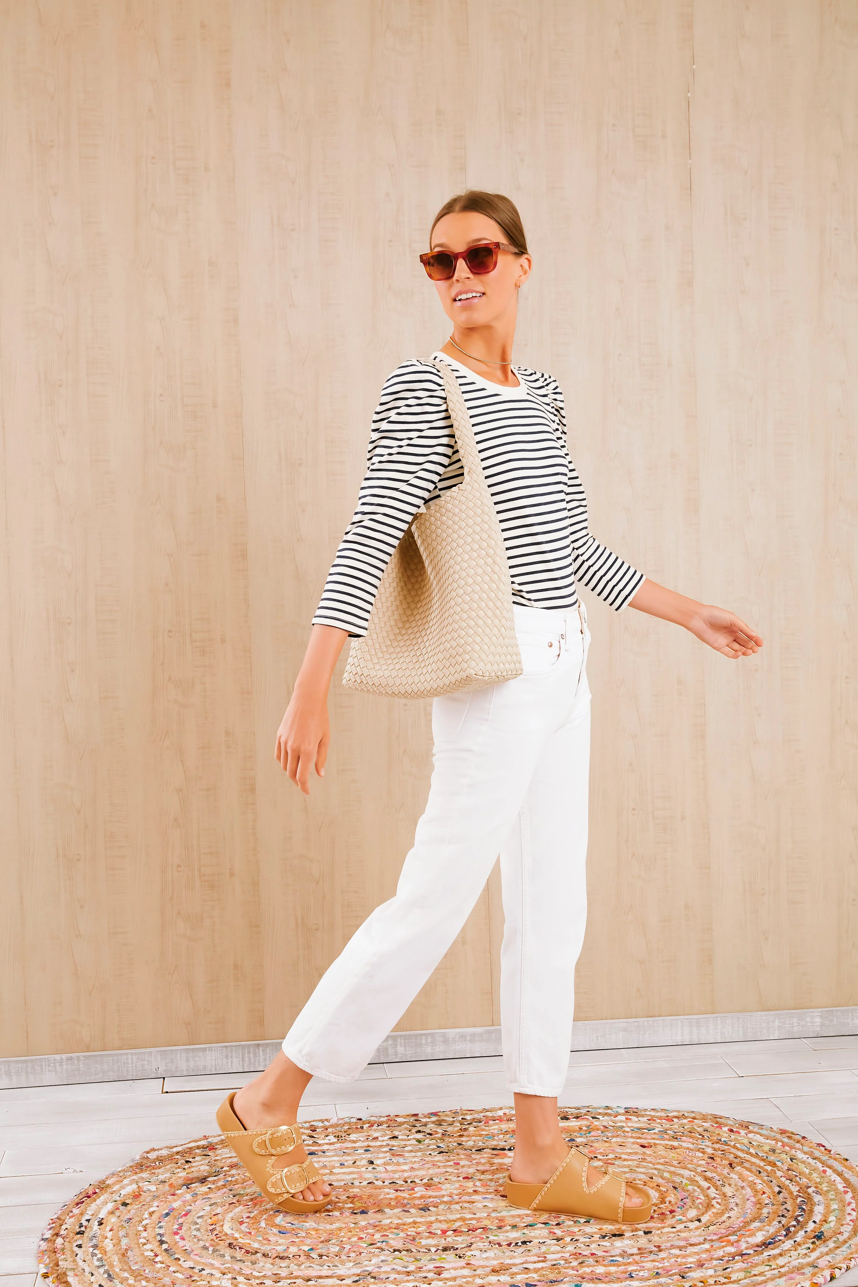 Navy Striped Vesty Long Sleeve Crewneck - Image 6