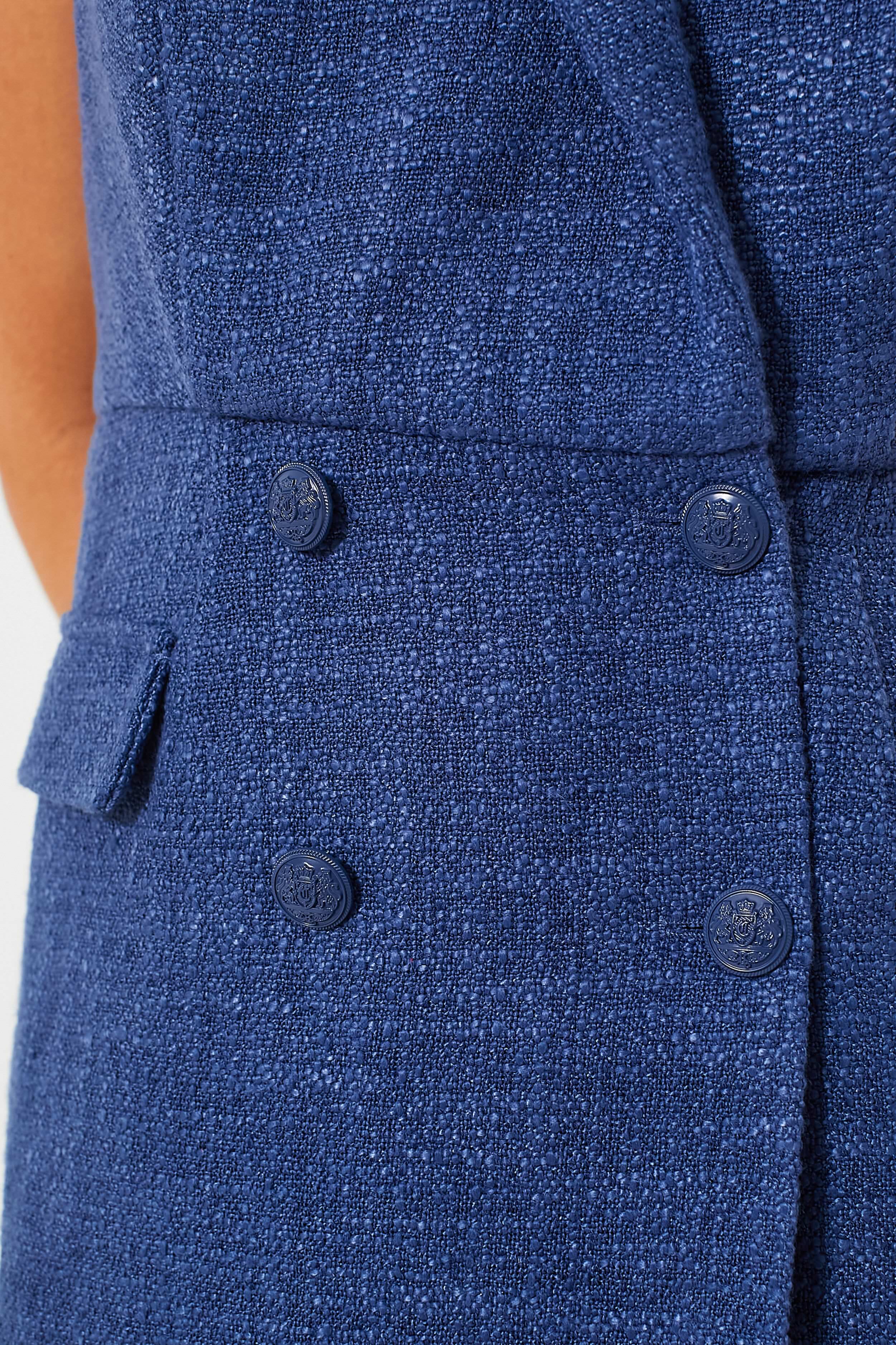 Navy Tweed Campbell Romper - Image 7