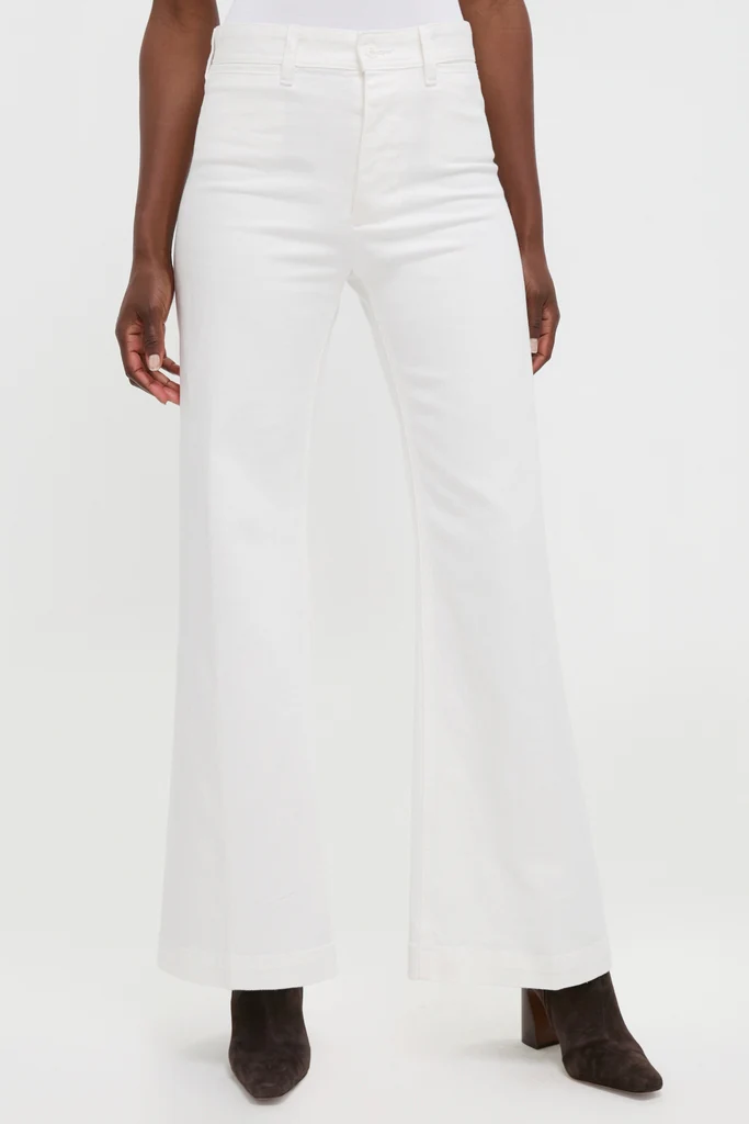 Nevis Cotton Twill Woven Standard Flare Pants