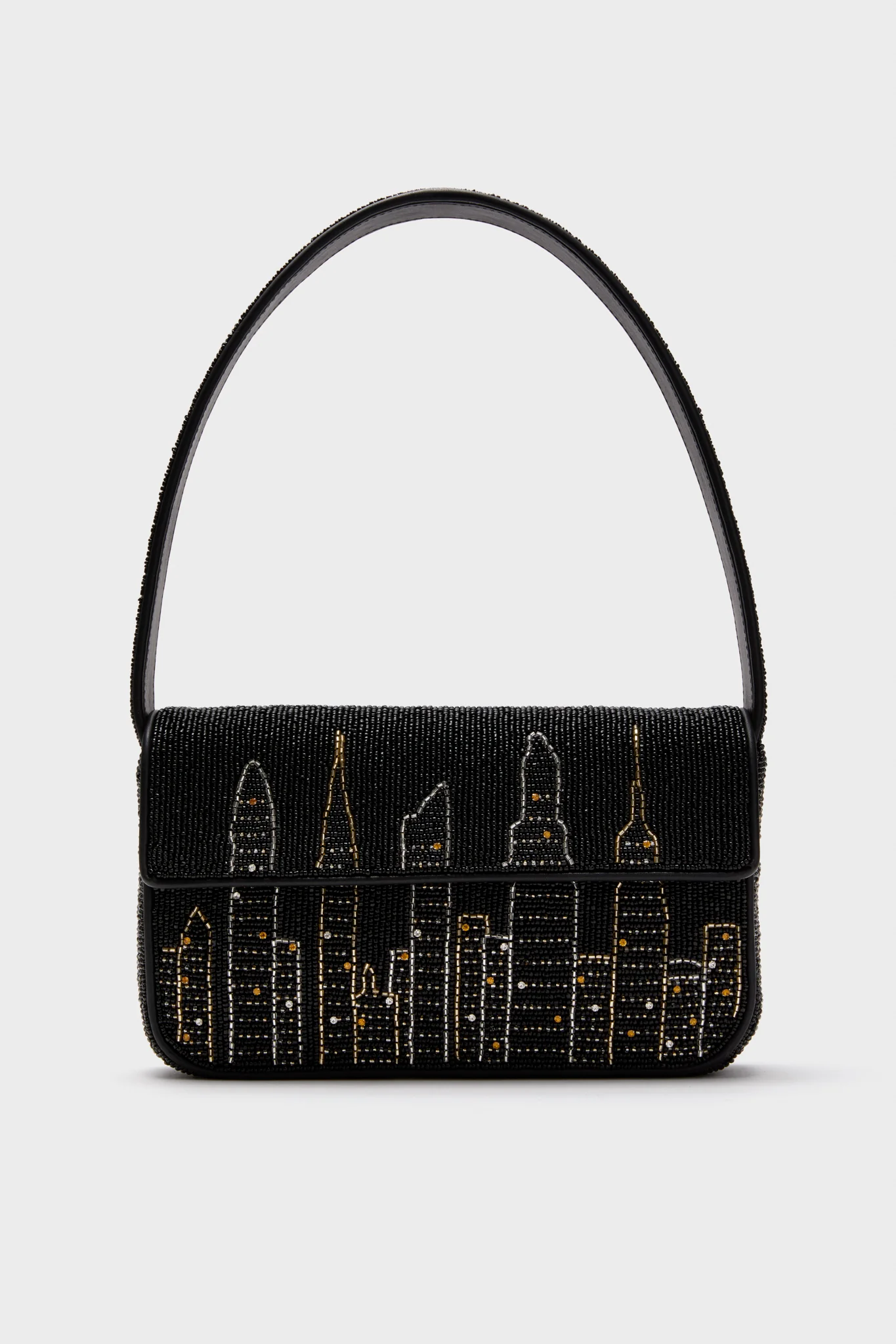 New York Skyline Tommy Beaded Bag