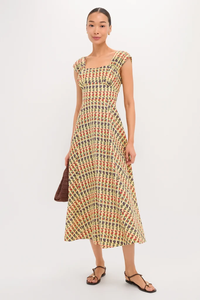 Victory Garden Floral Akins Maxi Dress - Image 3