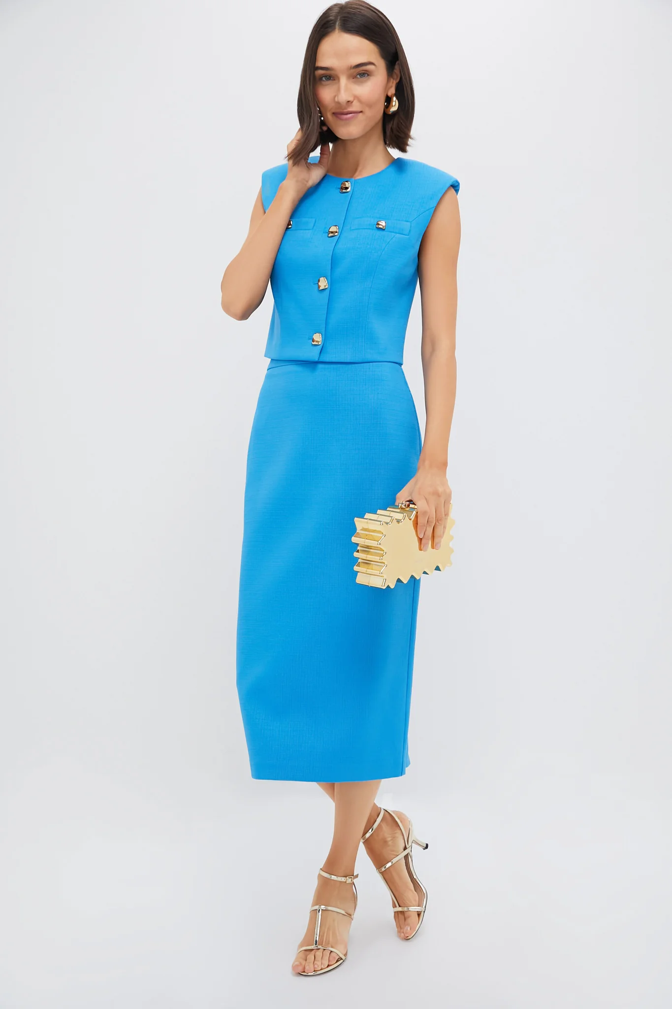 Azure Claire Vest Top - Image 2