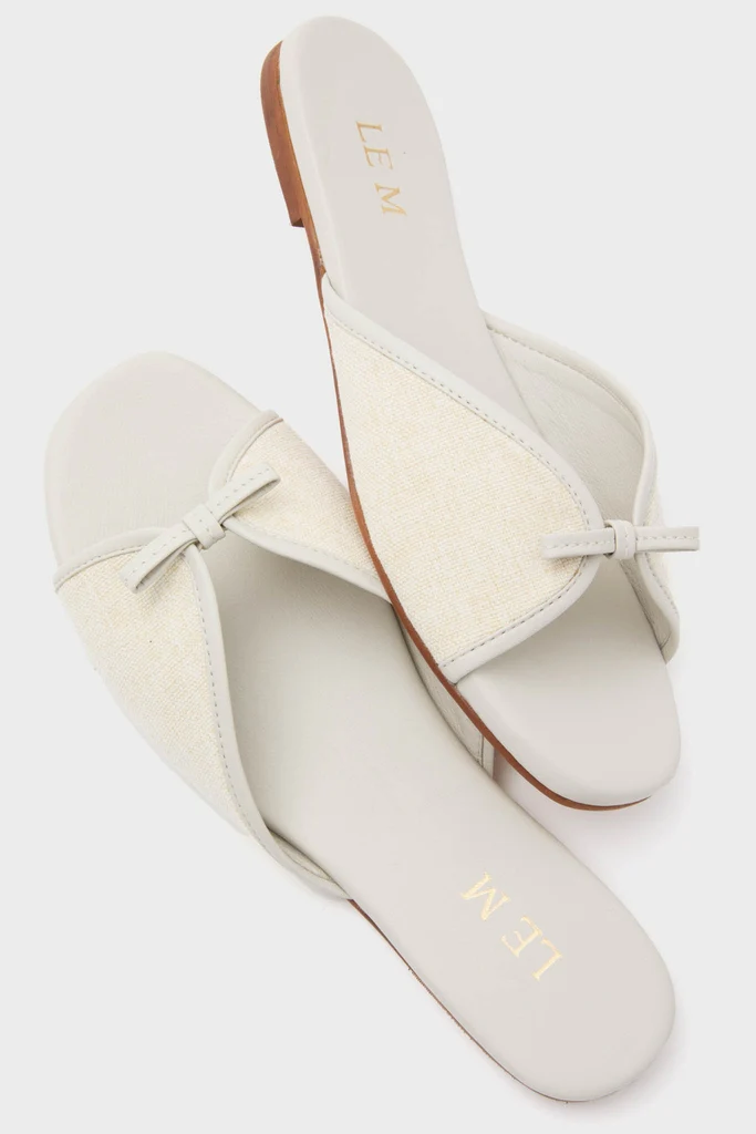 Off White Gianna Flat Sandals - Image 6