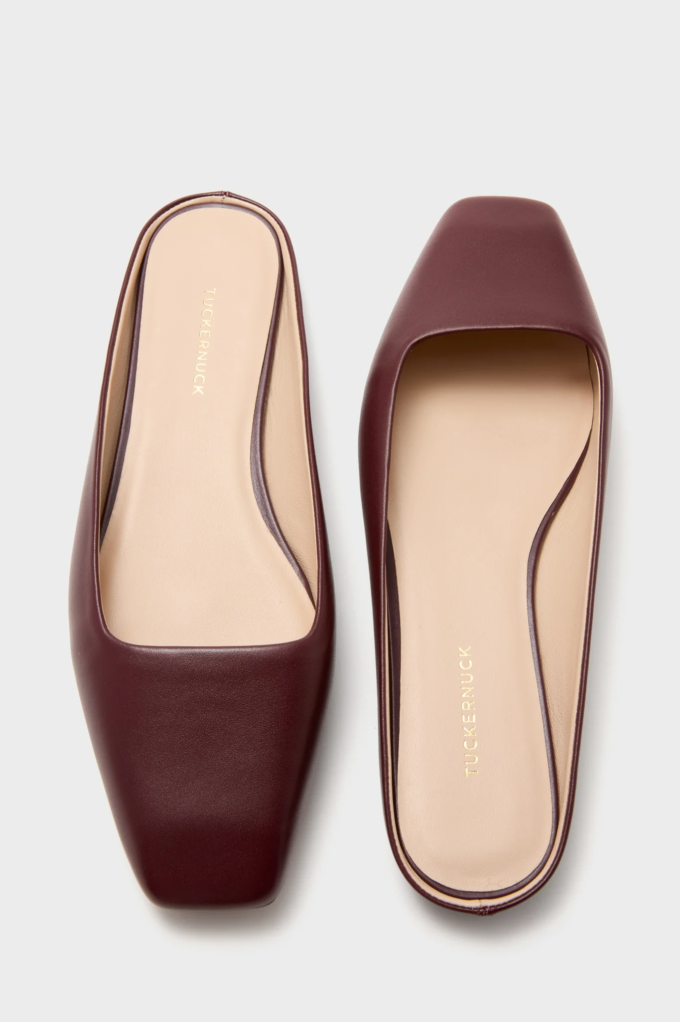 Oxblood Leather Nilli Flats - Image 4