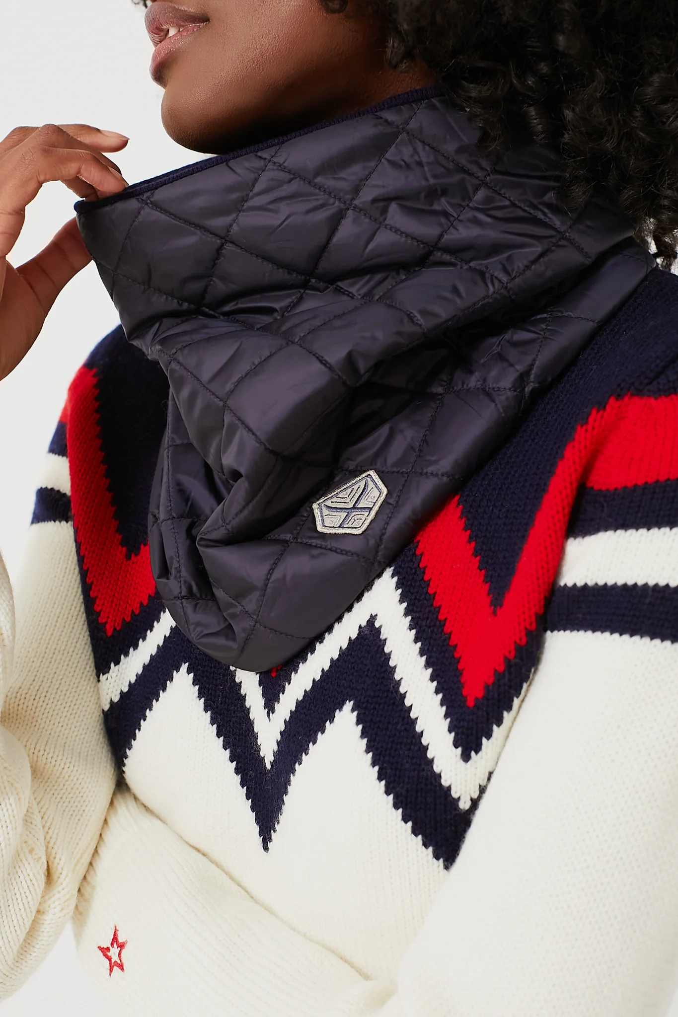 Peacoat Cashmere Pullover - Image 2