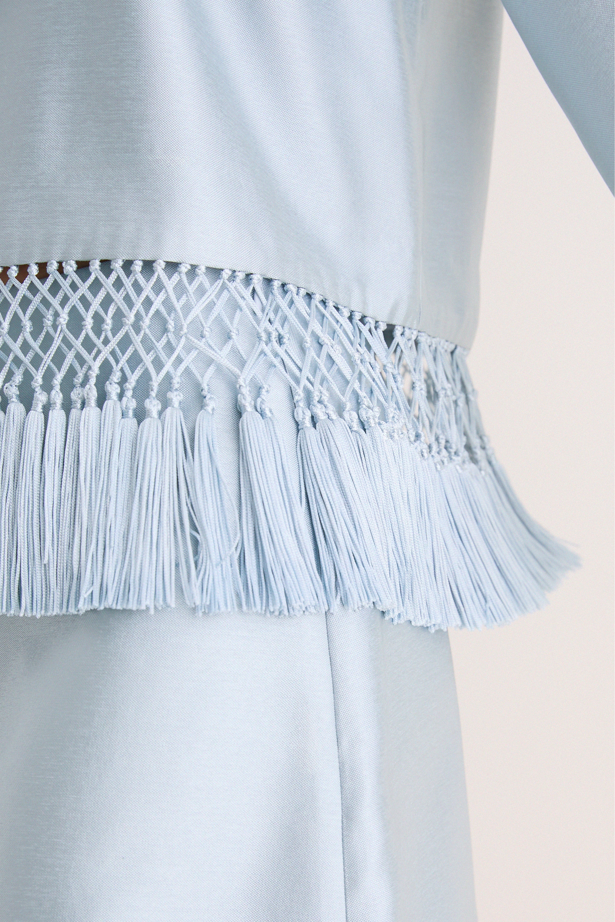 Pewter Blue Maxine Tassel Top - Image 5