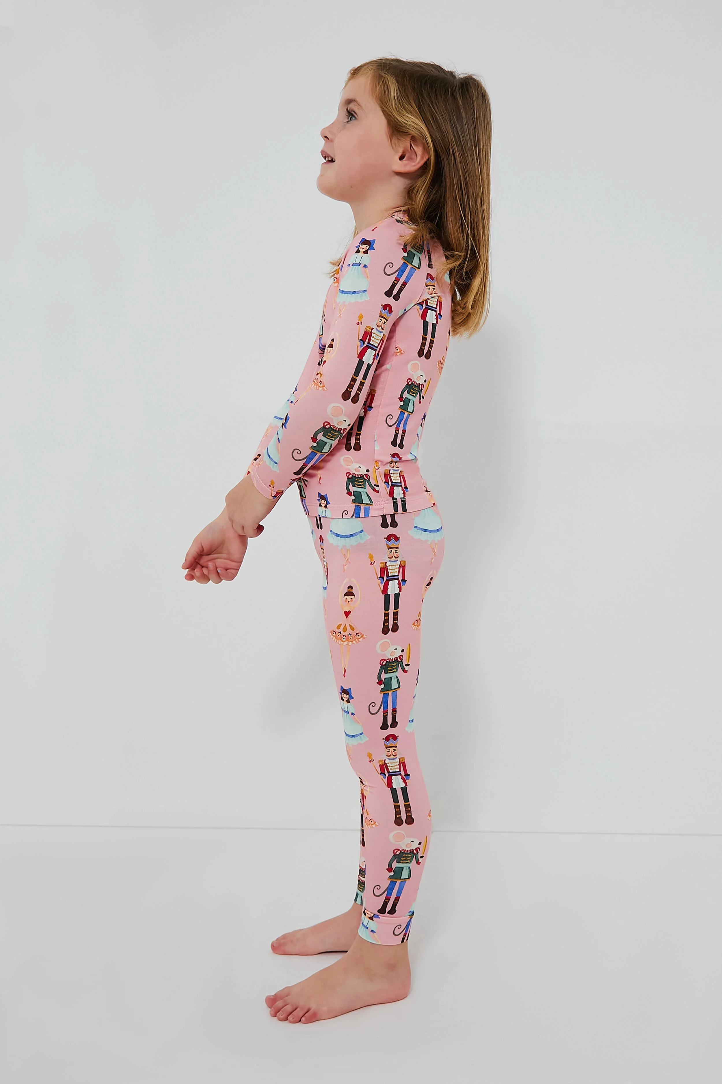 Pink Nutcracker Ballet Kids Bamboo PJ Set - Image 3