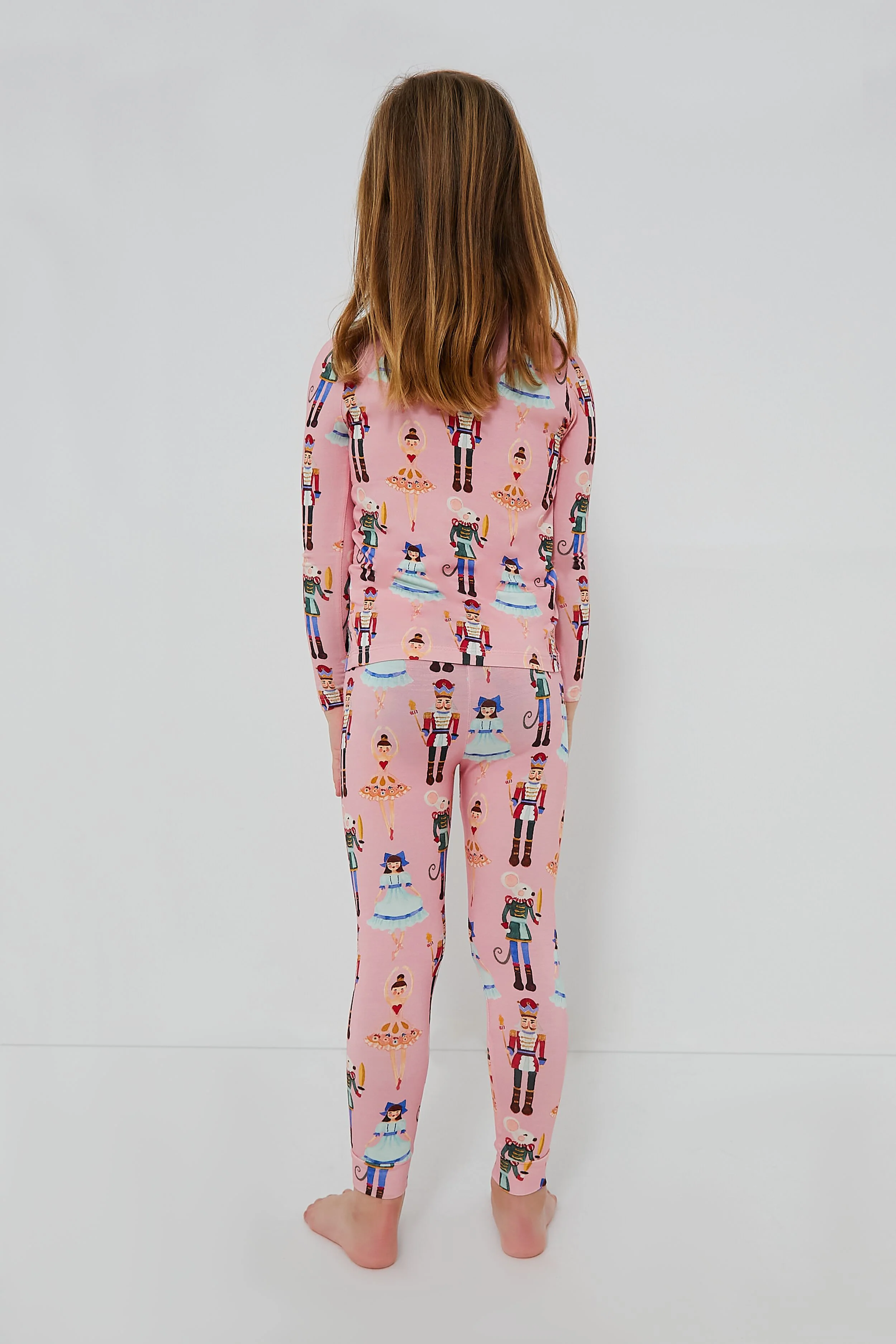 Pink Nutcracker Ballet Kids Bamboo PJ Set - Image 4