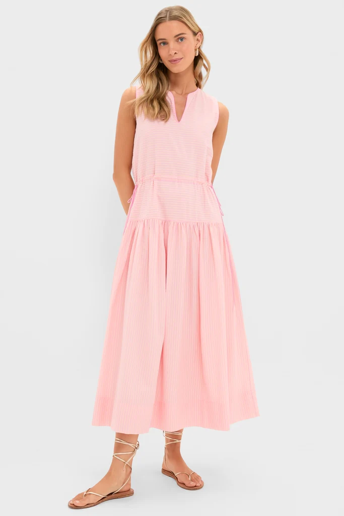 Pink Peach Charlotte Maxi Dress