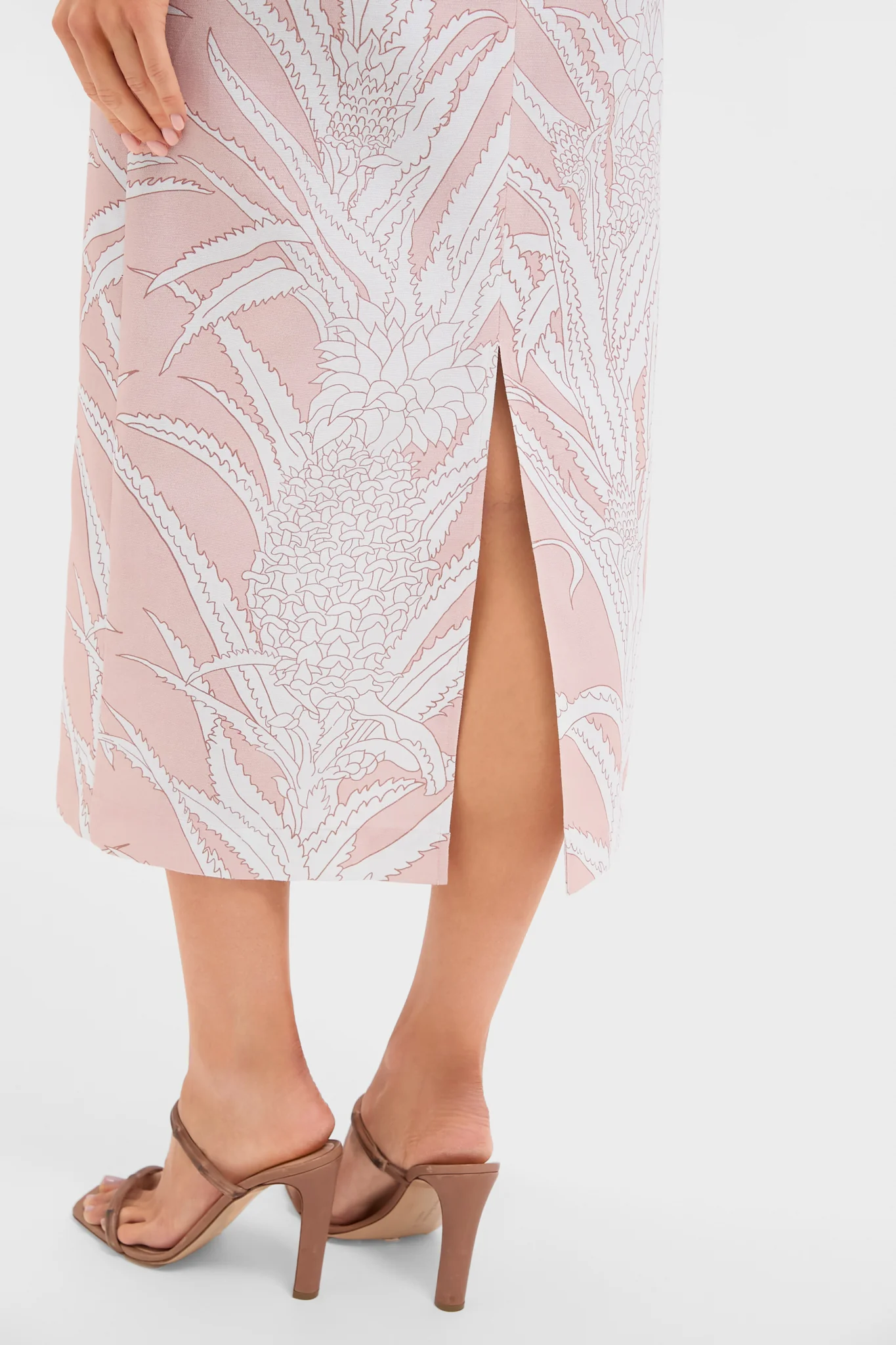 Pink Pineapple Long Slip Dress - Image 5