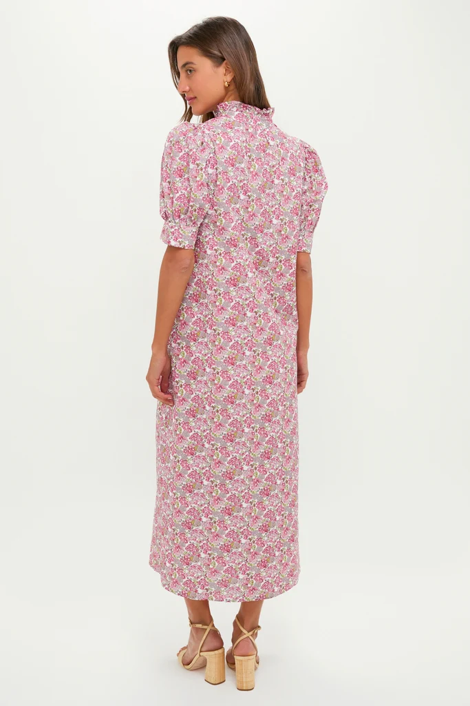 Pink & Sage Ditsy Floral Louisa Maxi Dress - Image 6