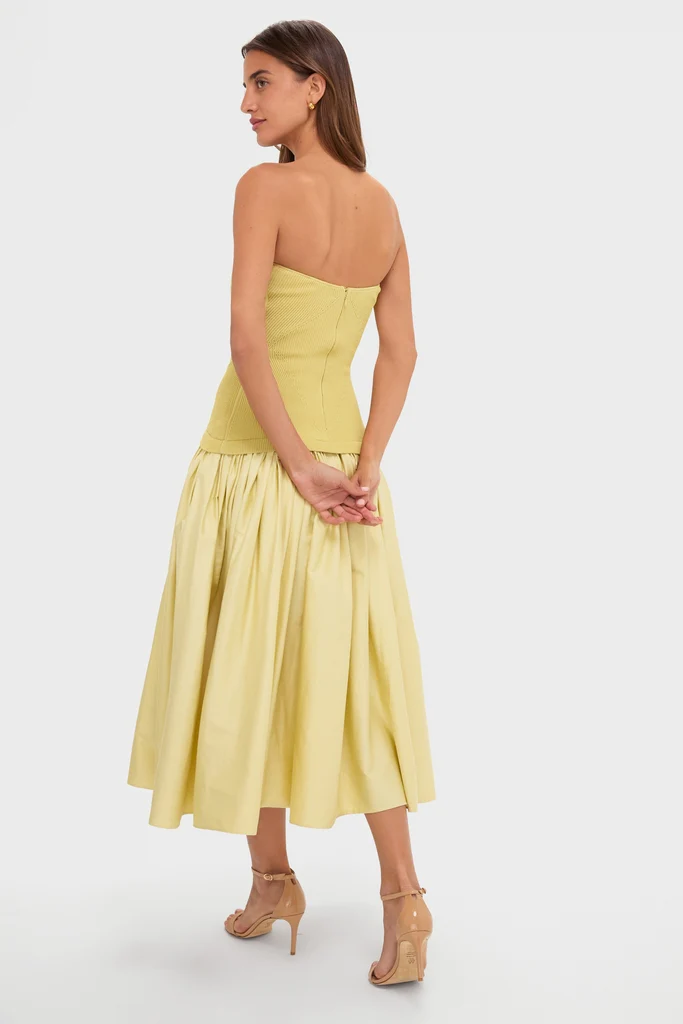 Pistachio Cannes Midi Dress - Image 5