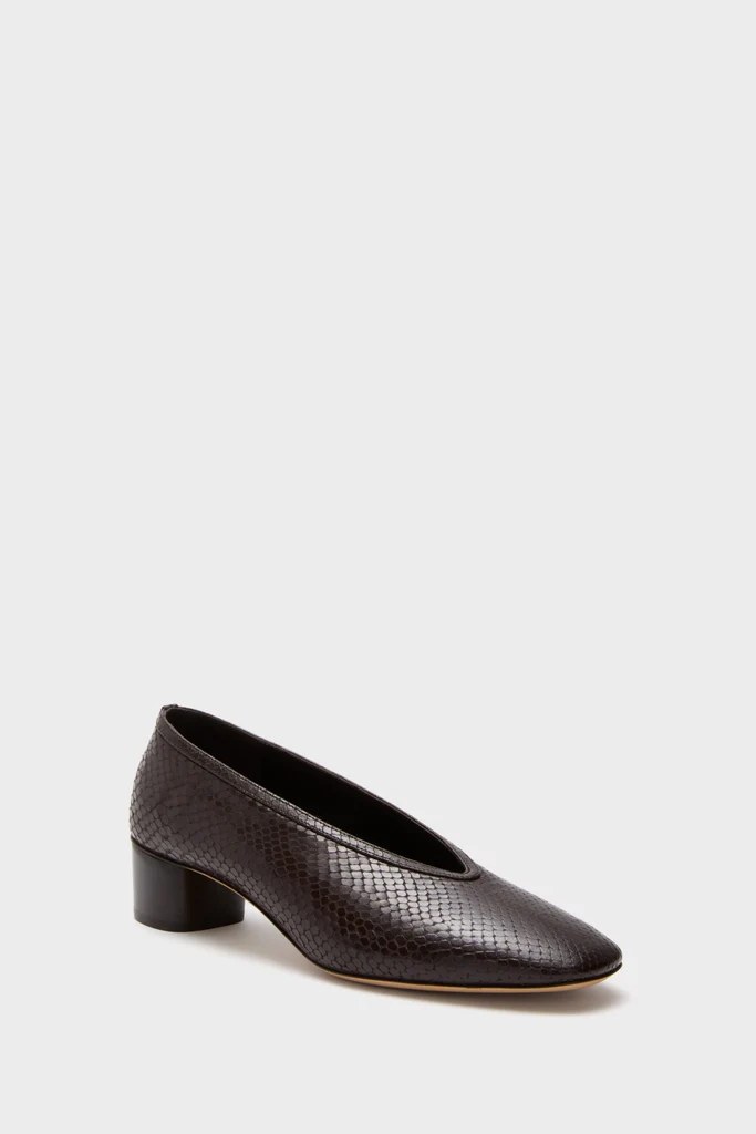 Printed Python Luna Pumps