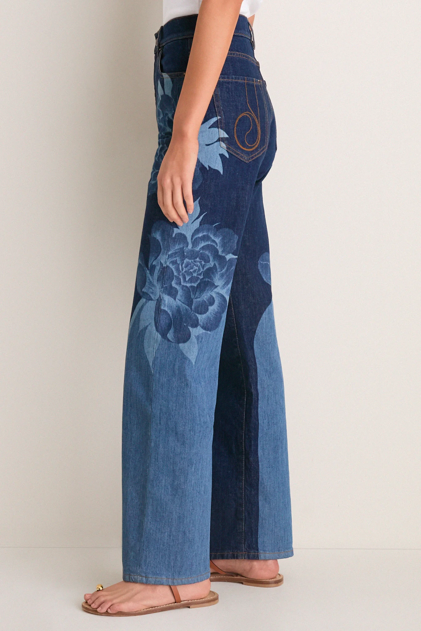 Queen Peony Placee Straight Leg Jean - Image 3