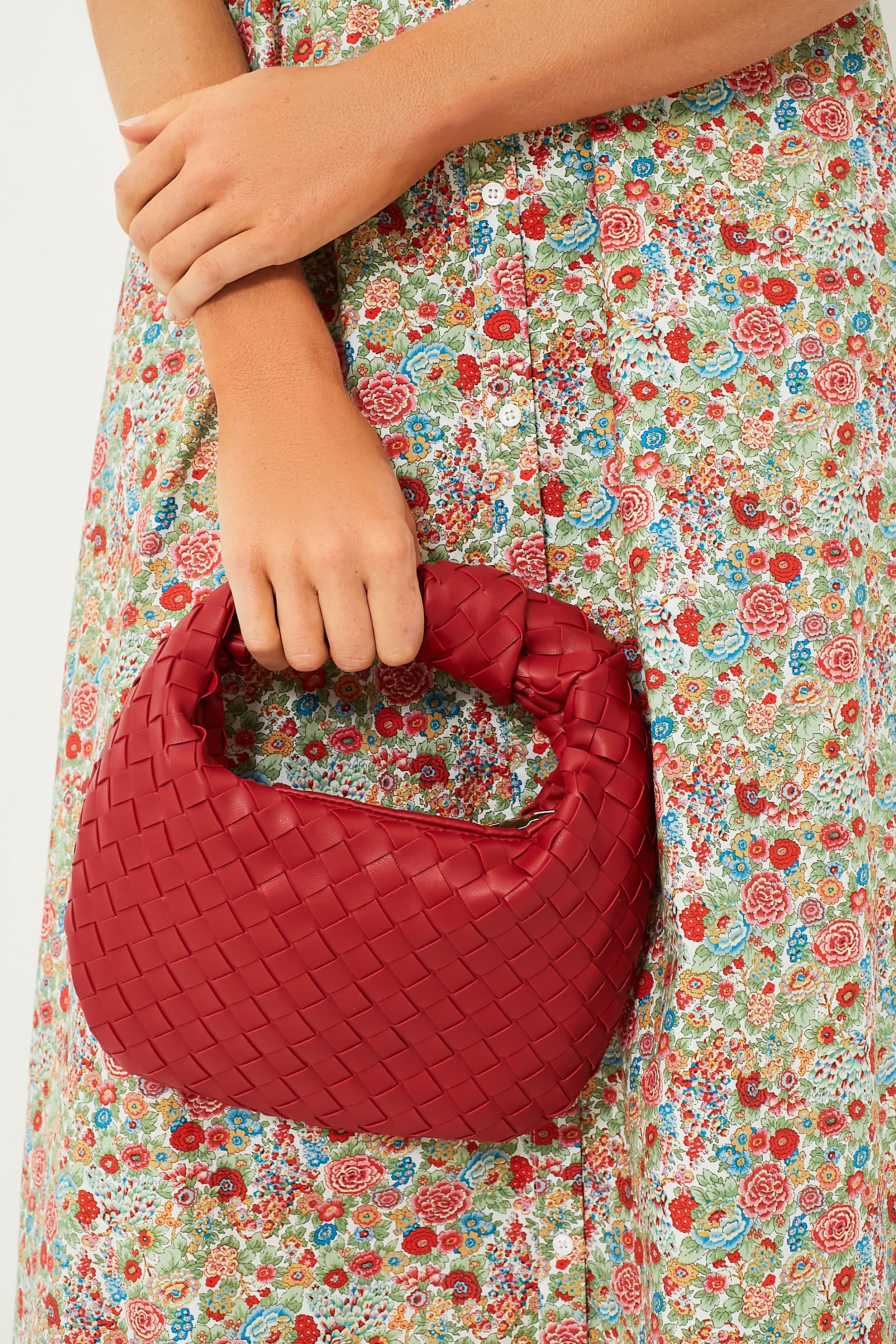 Red Woven Tracy Bag - Image 3