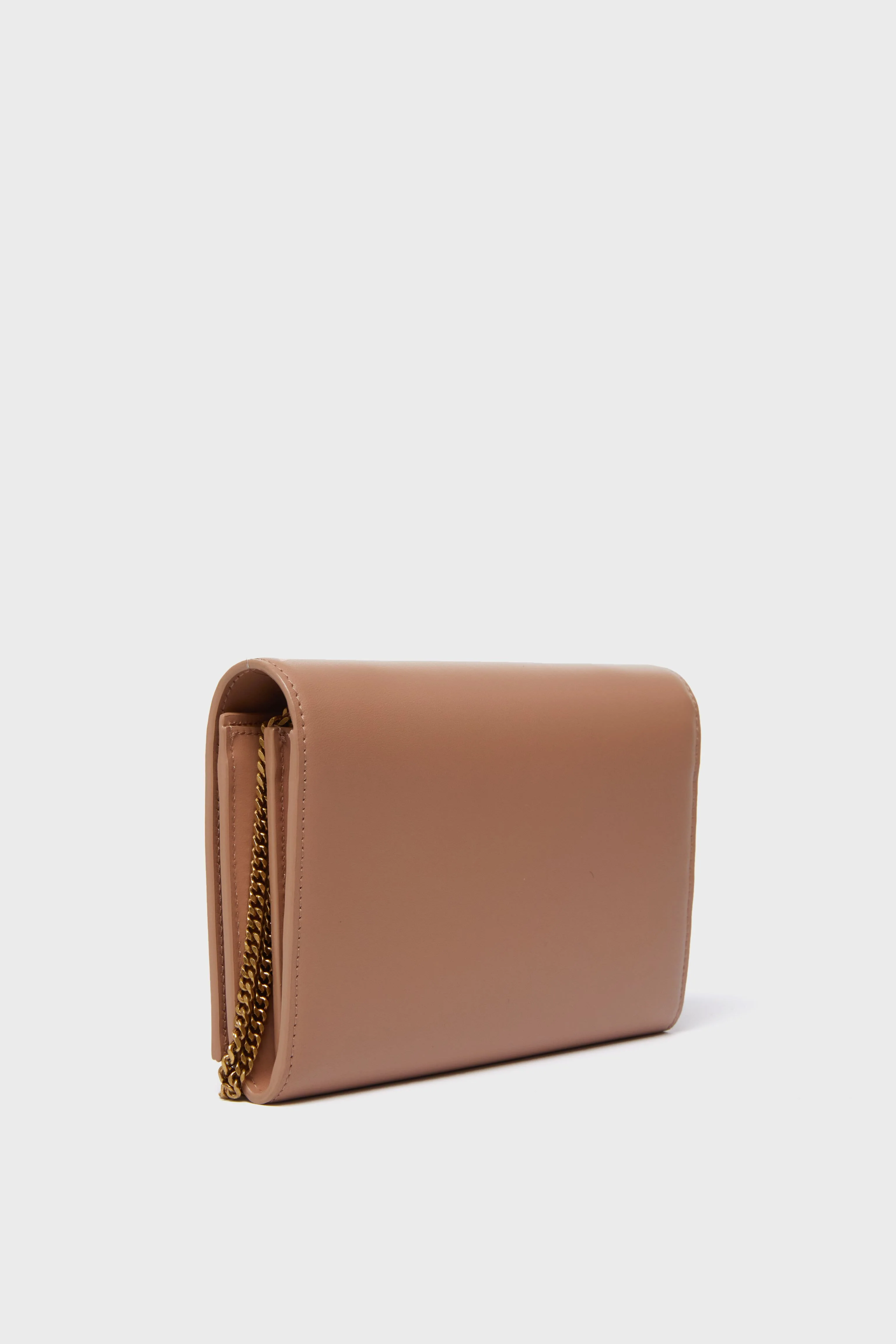 Saint Laurent Vintage Peach Wallet On Chain - Image 4