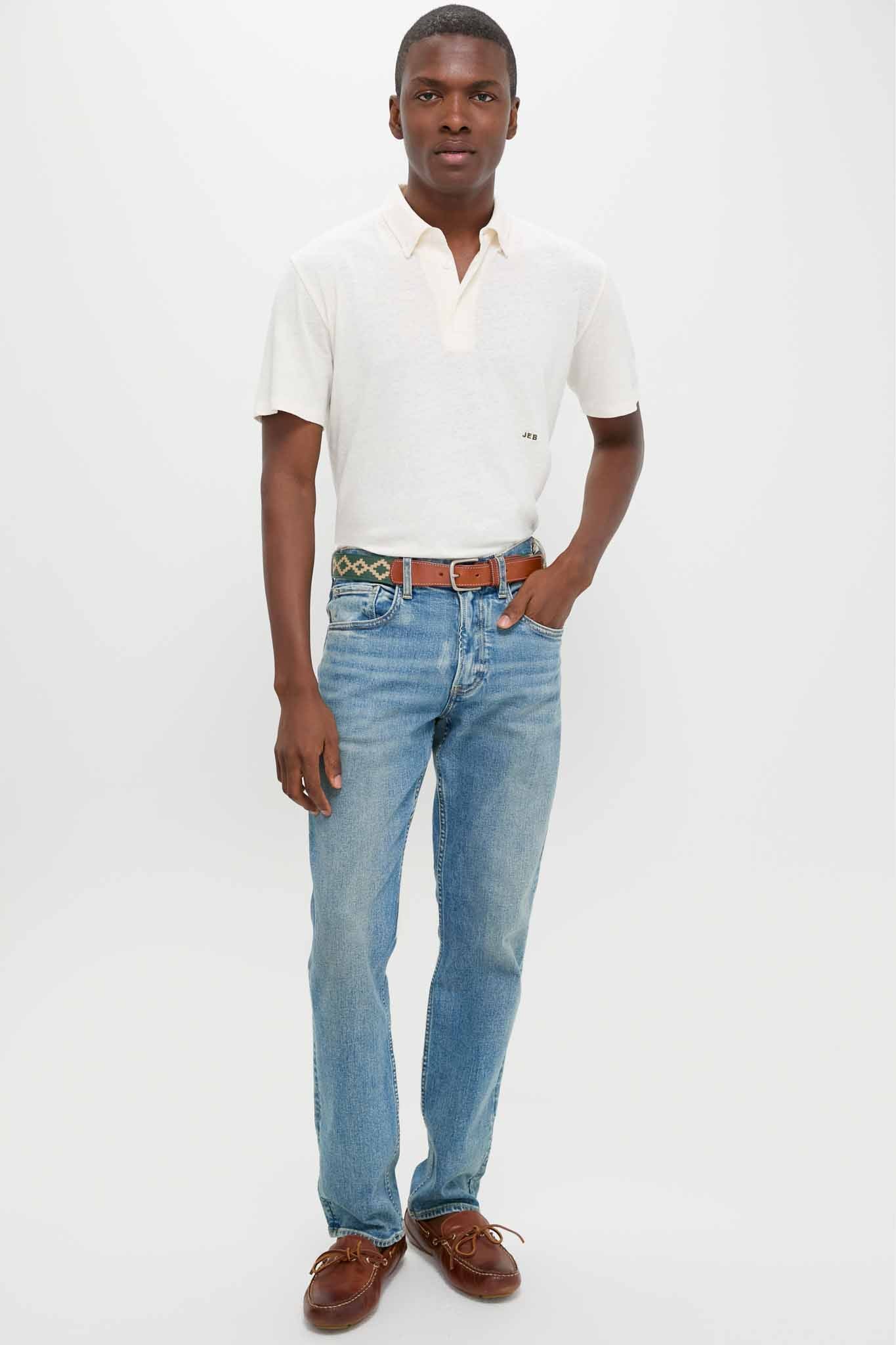 Sand Drift Linen Polo - Image 2
