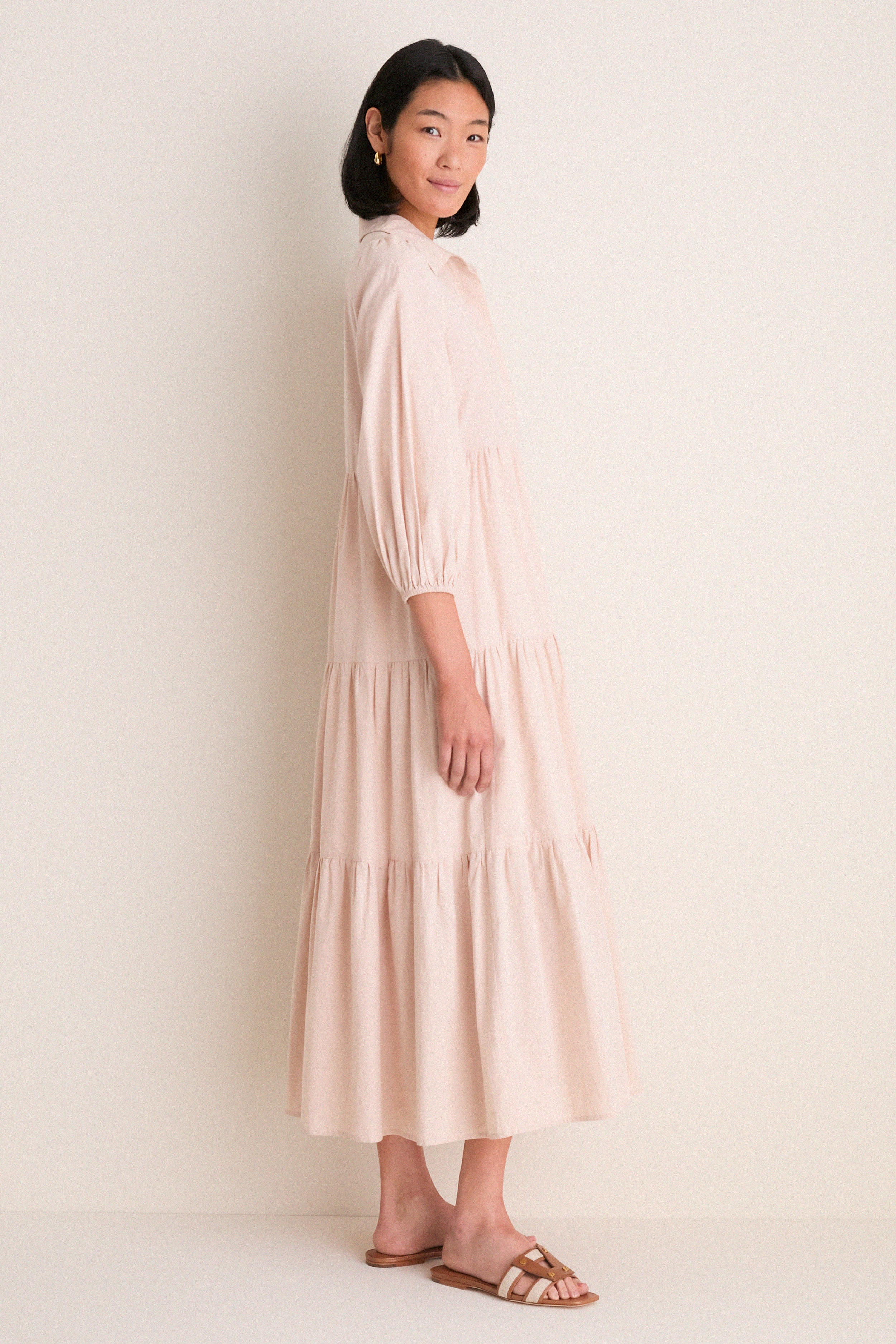 Sandstone Cotton Mabel Maxi Dress - Image 3