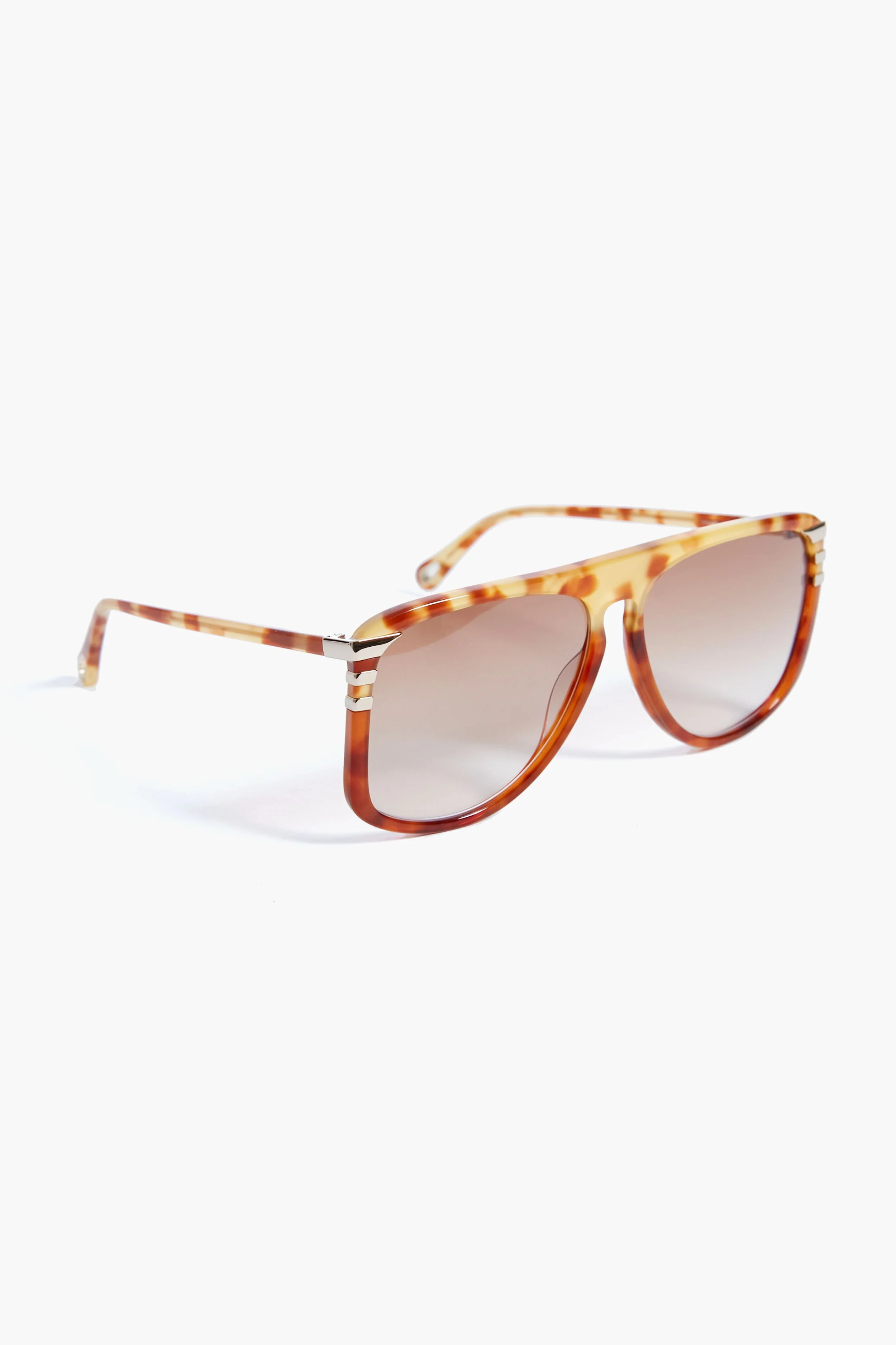 Shiny Light Havana West Sunglasses - Image 3