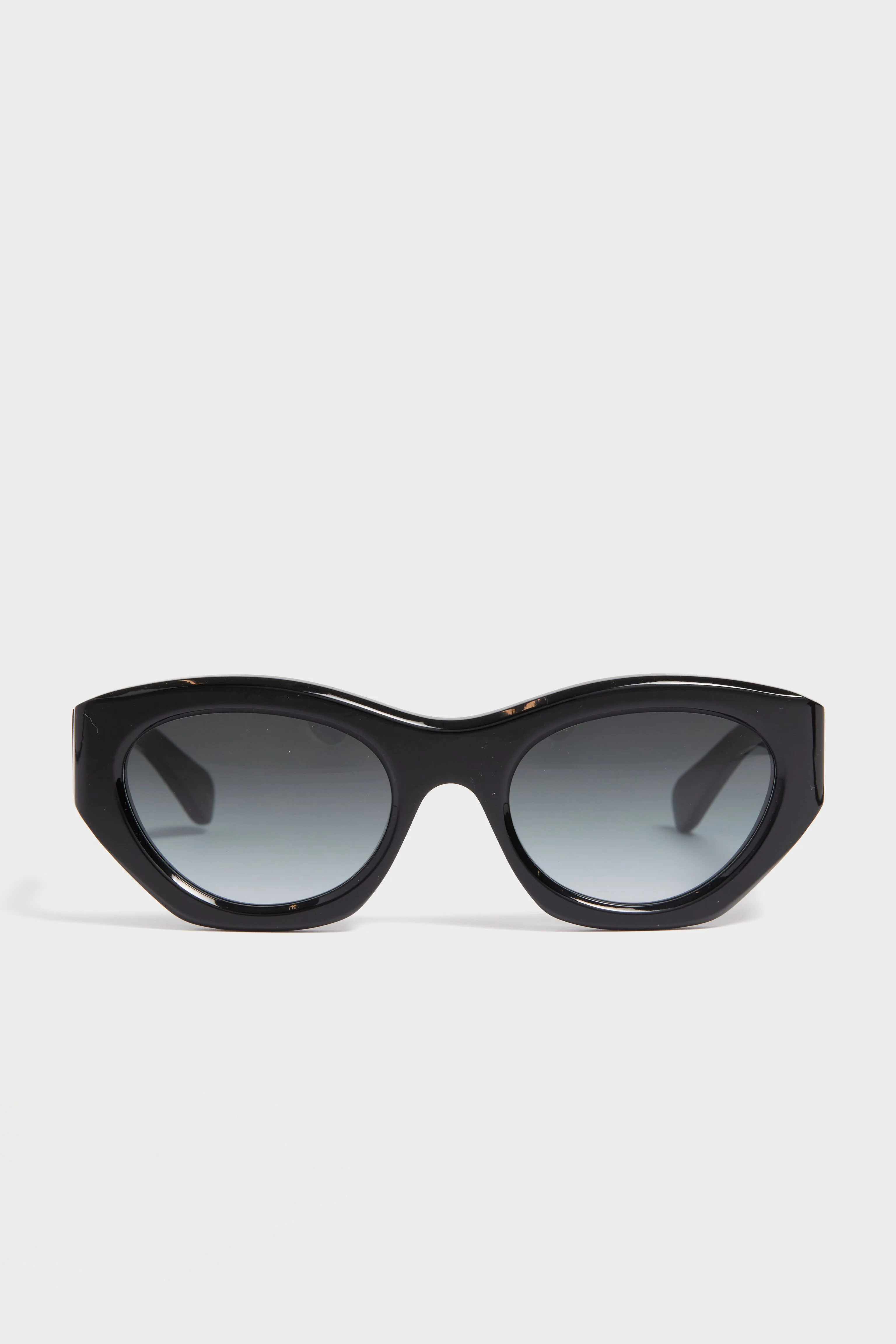 Shiny Solid Black Cat Eye