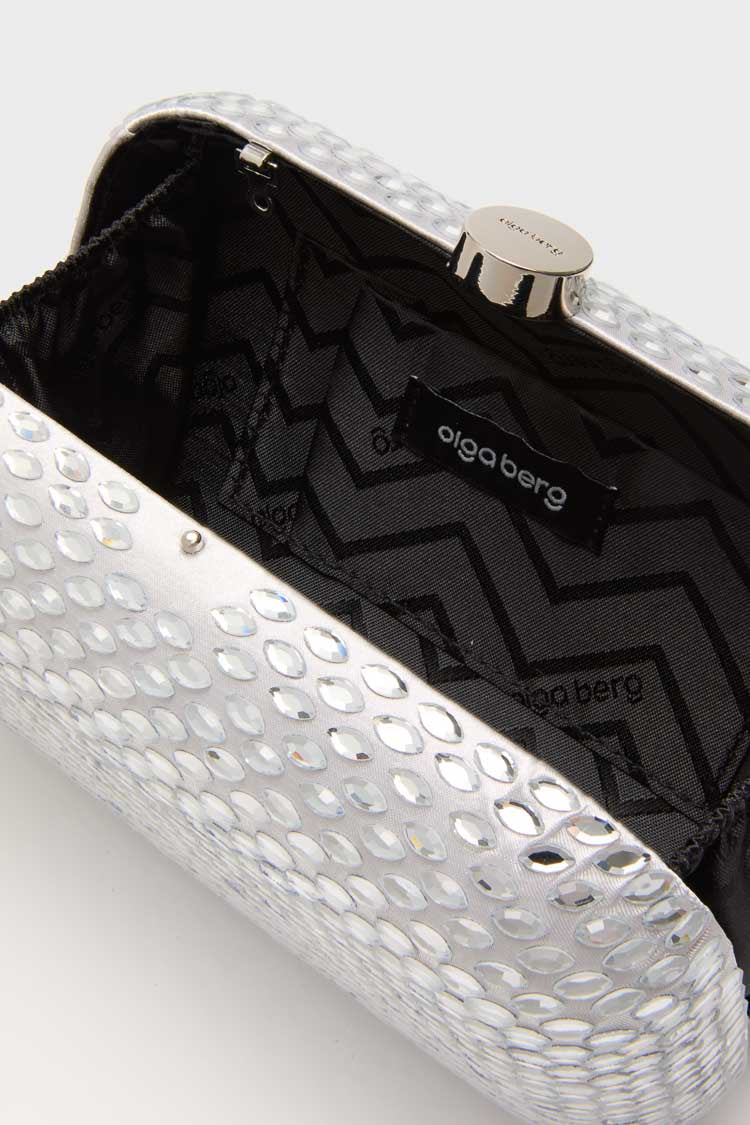Silver Brooks Hotfix Clutch - Image 5