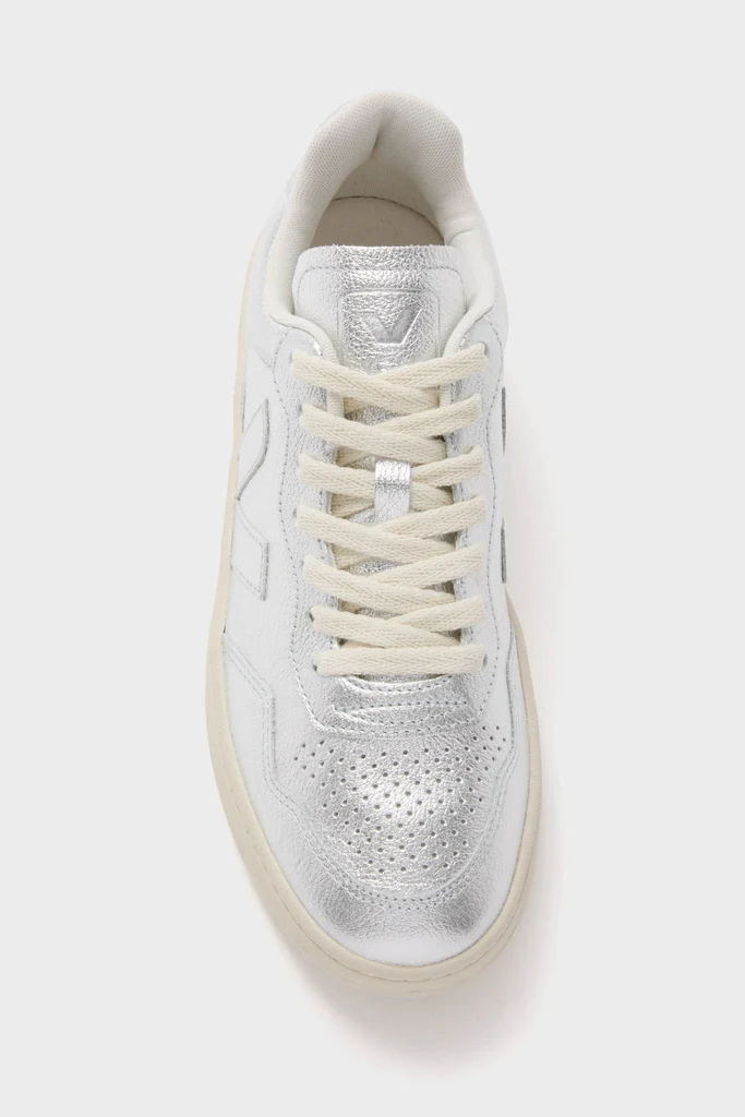 Silver V-90 Sneakers - Image 5