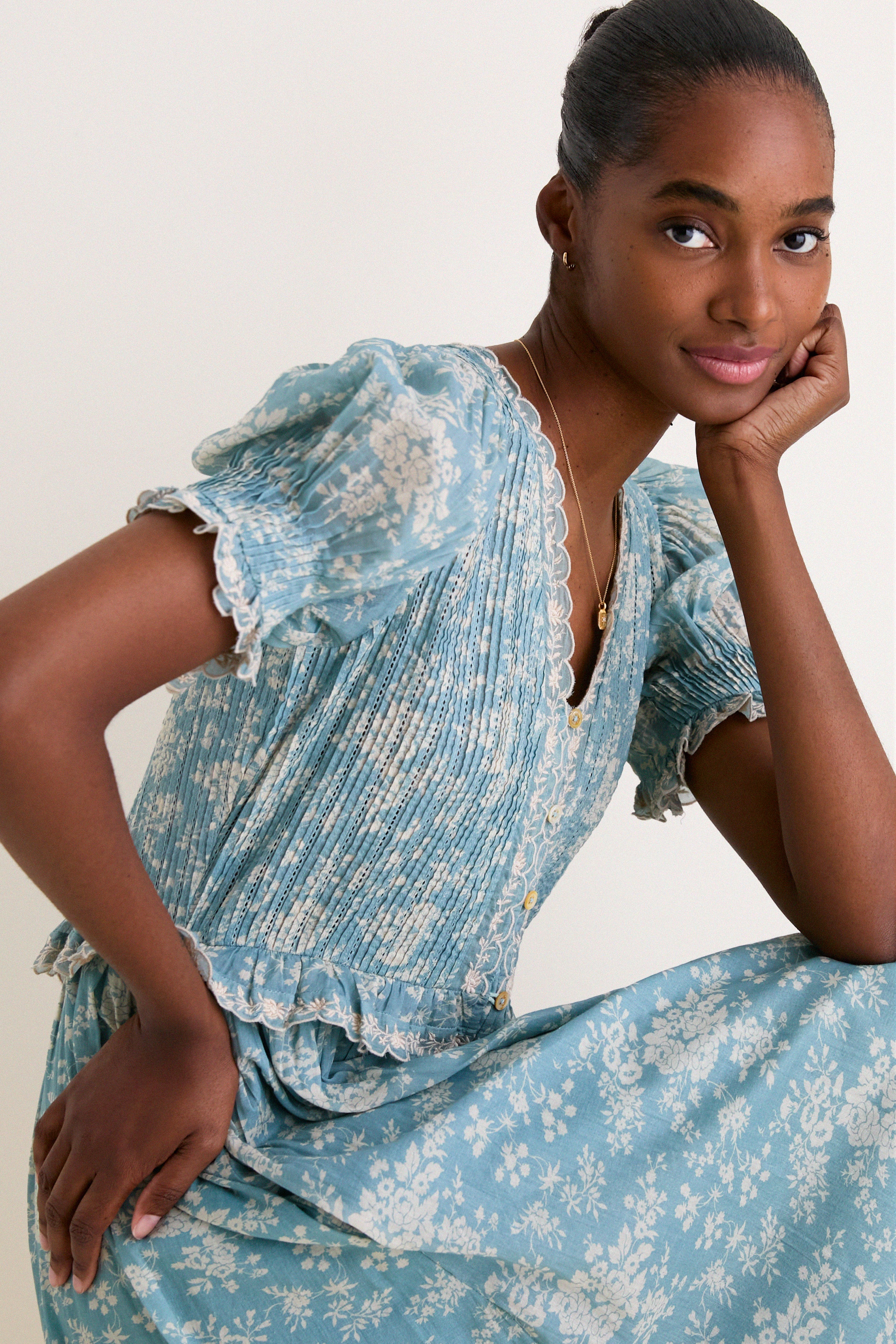 Sky Kirsten Print Long Dress - Image 2