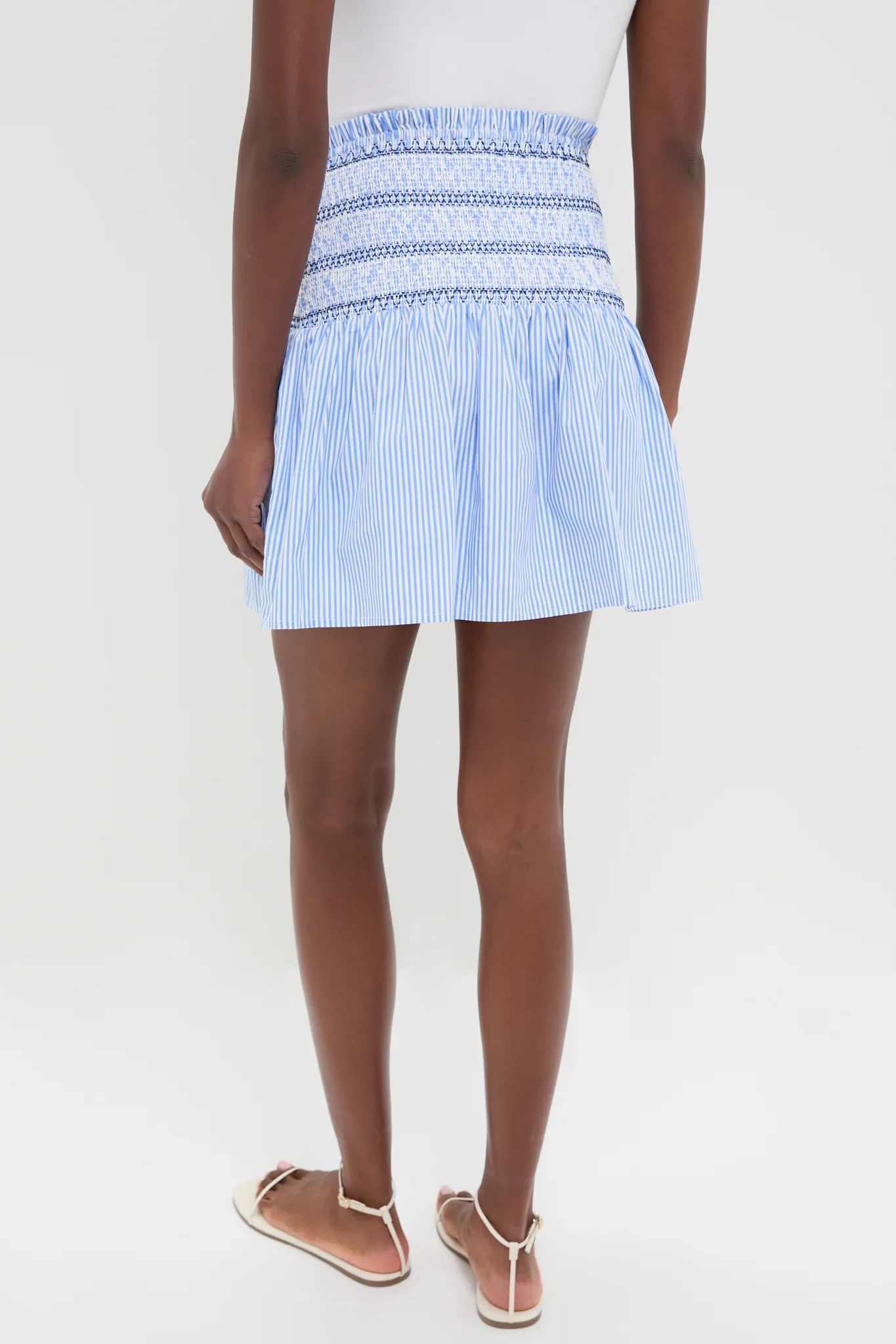 Smocked Seersucker Palerma Skirt - Image 4