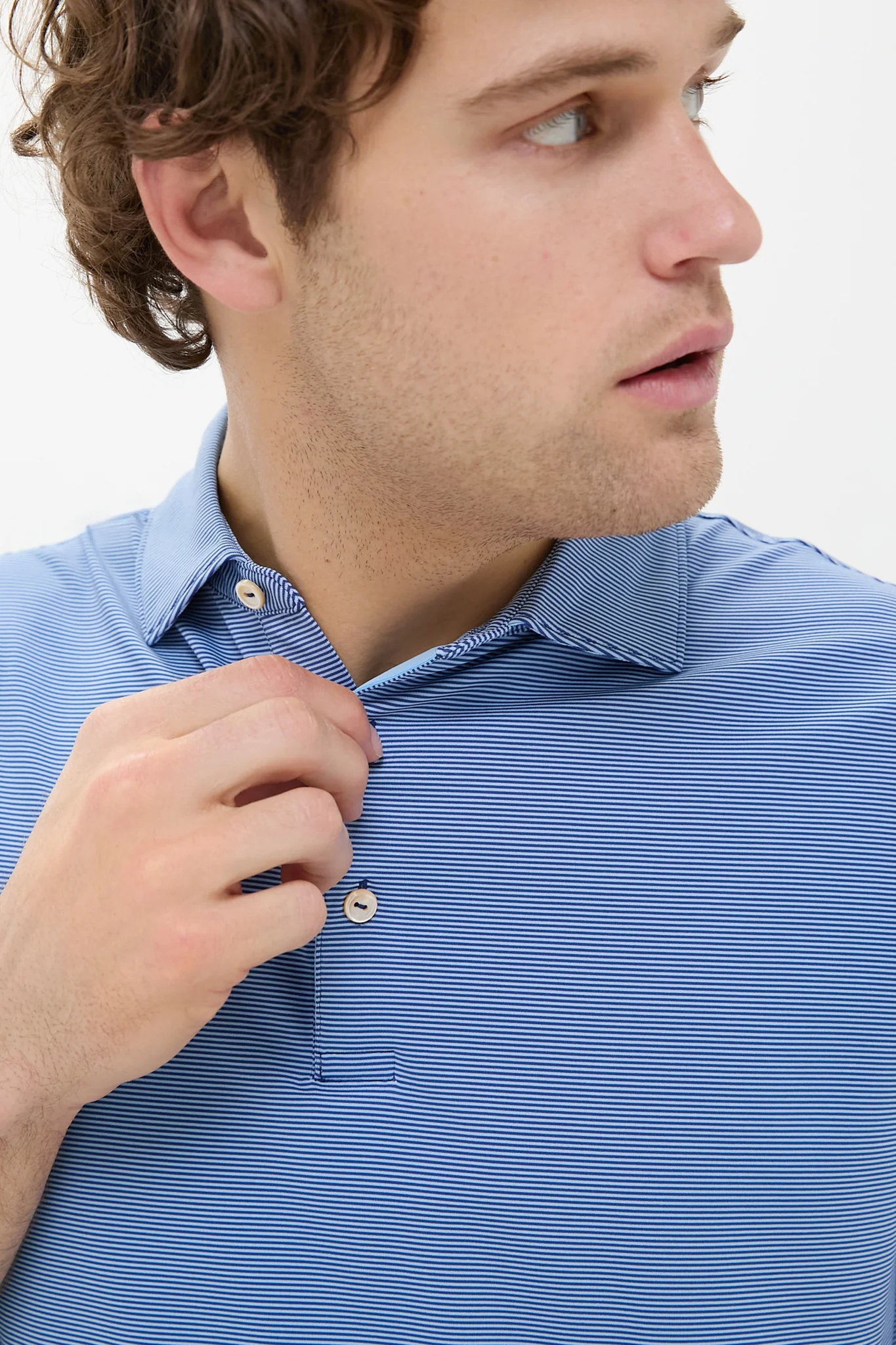 Sport Navy Jubilee Performance Jersey Polo - Image 5