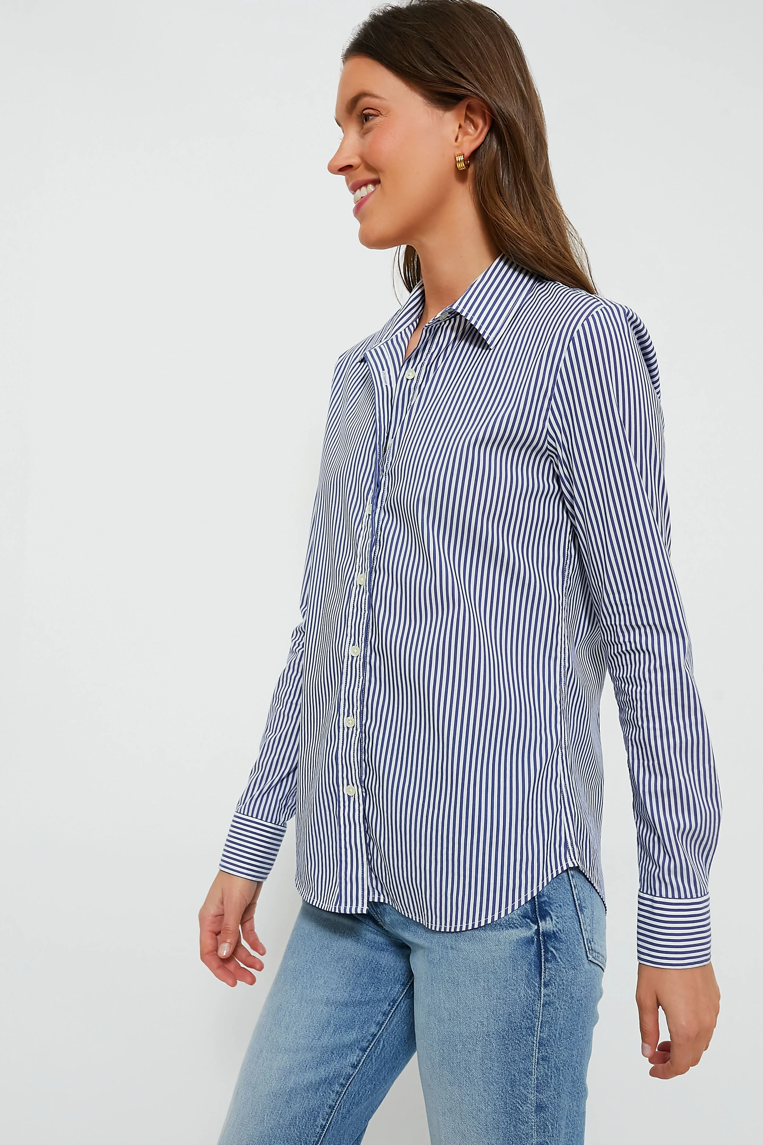 Striped Essential Icon Shirt - Image 3