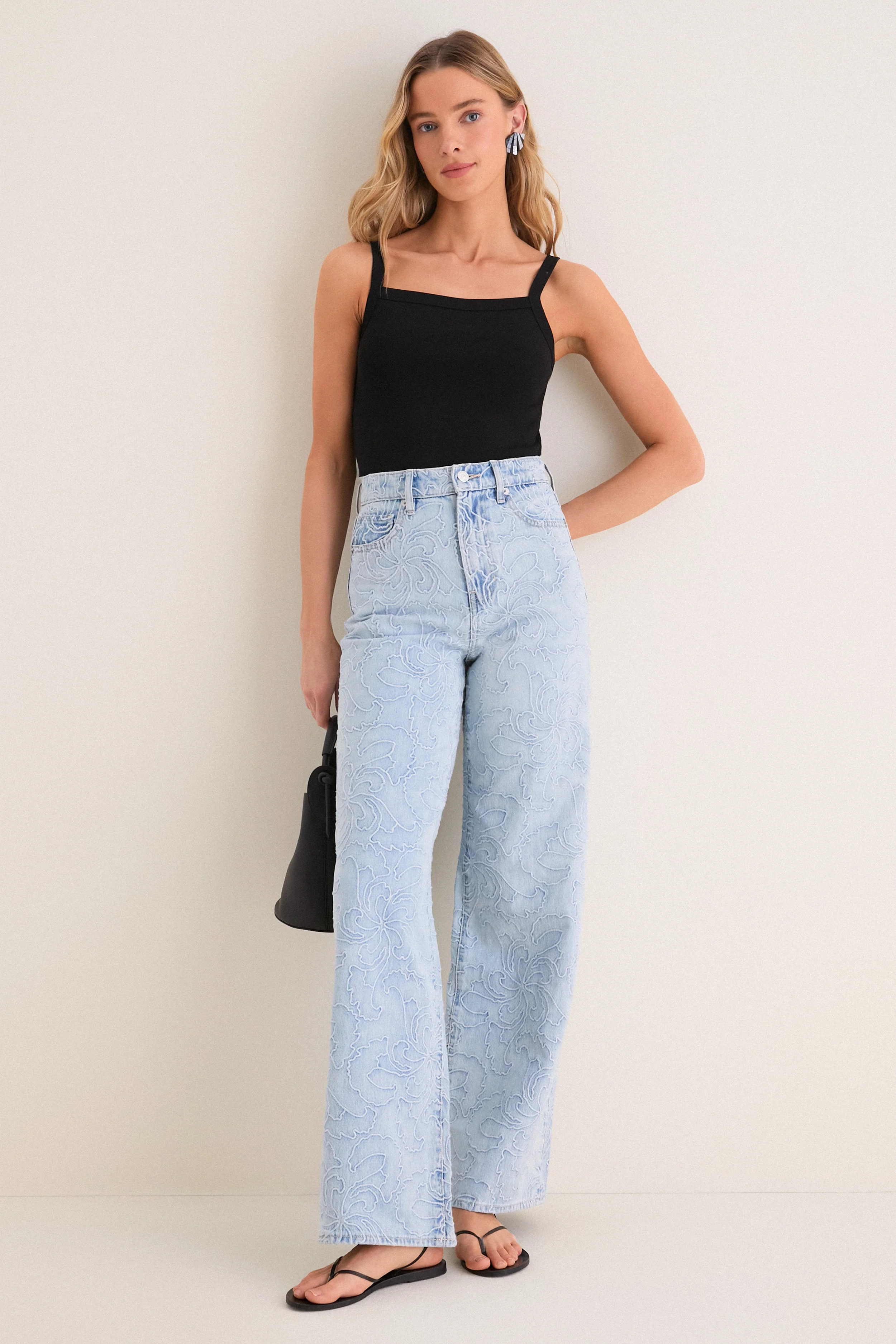 Sun Spark Taylor High Rise Wide Leg - Image 2