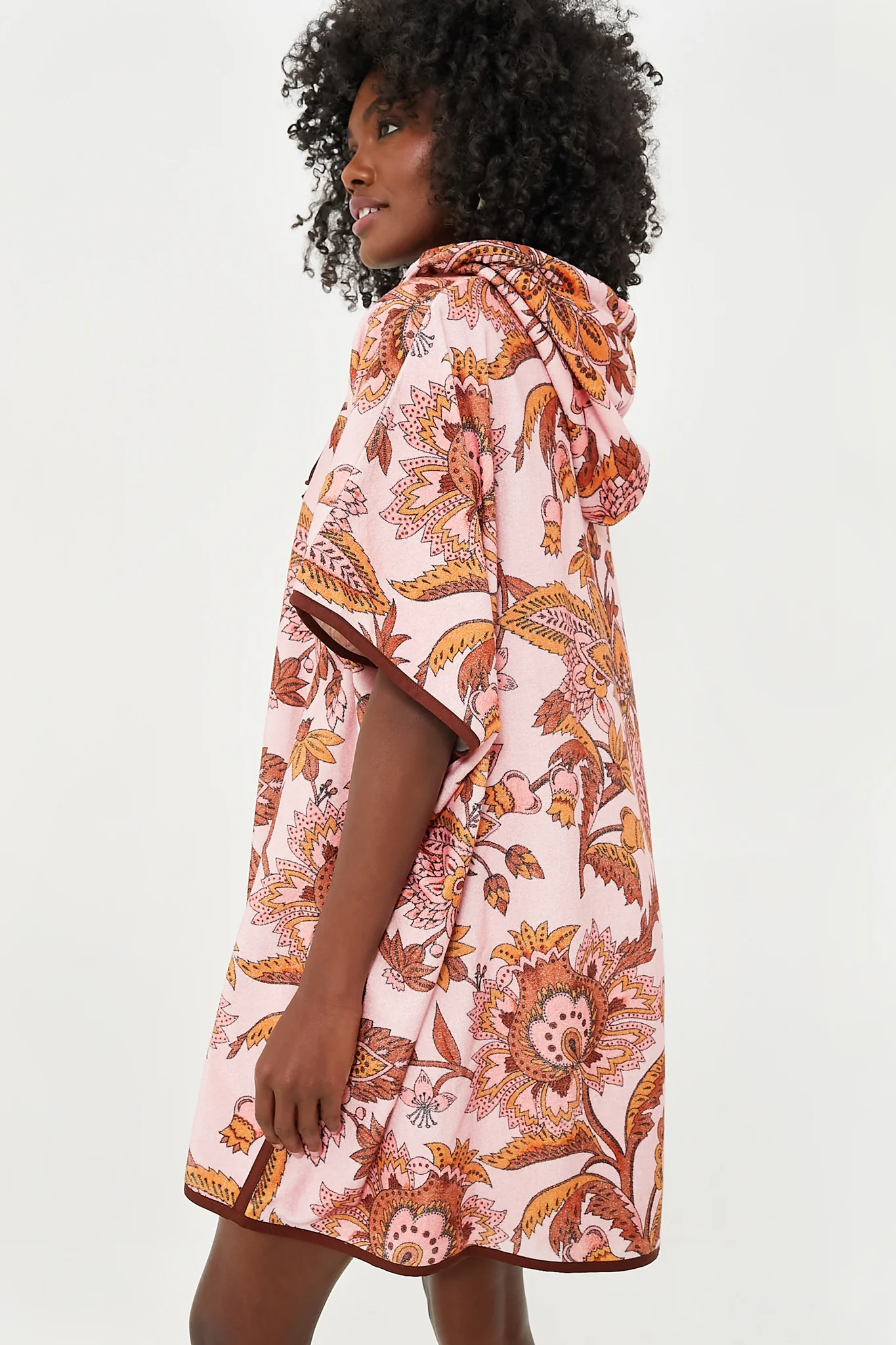Sunset Chintz Terrycloth Coverup - Image 3