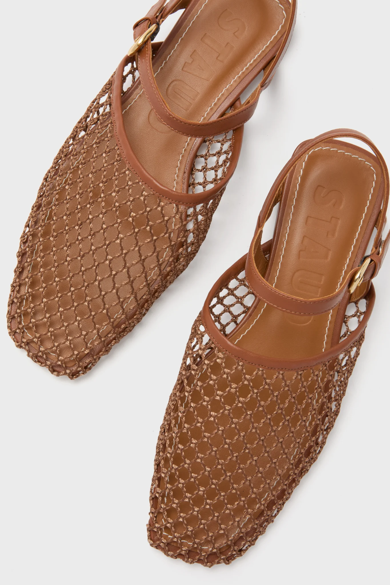 Tan Netting Rete Sandal - Image 6
