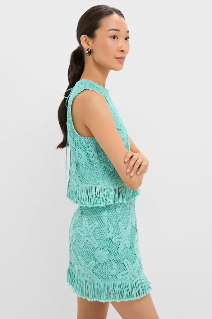 Teal Samia Fringe Set - Image 3