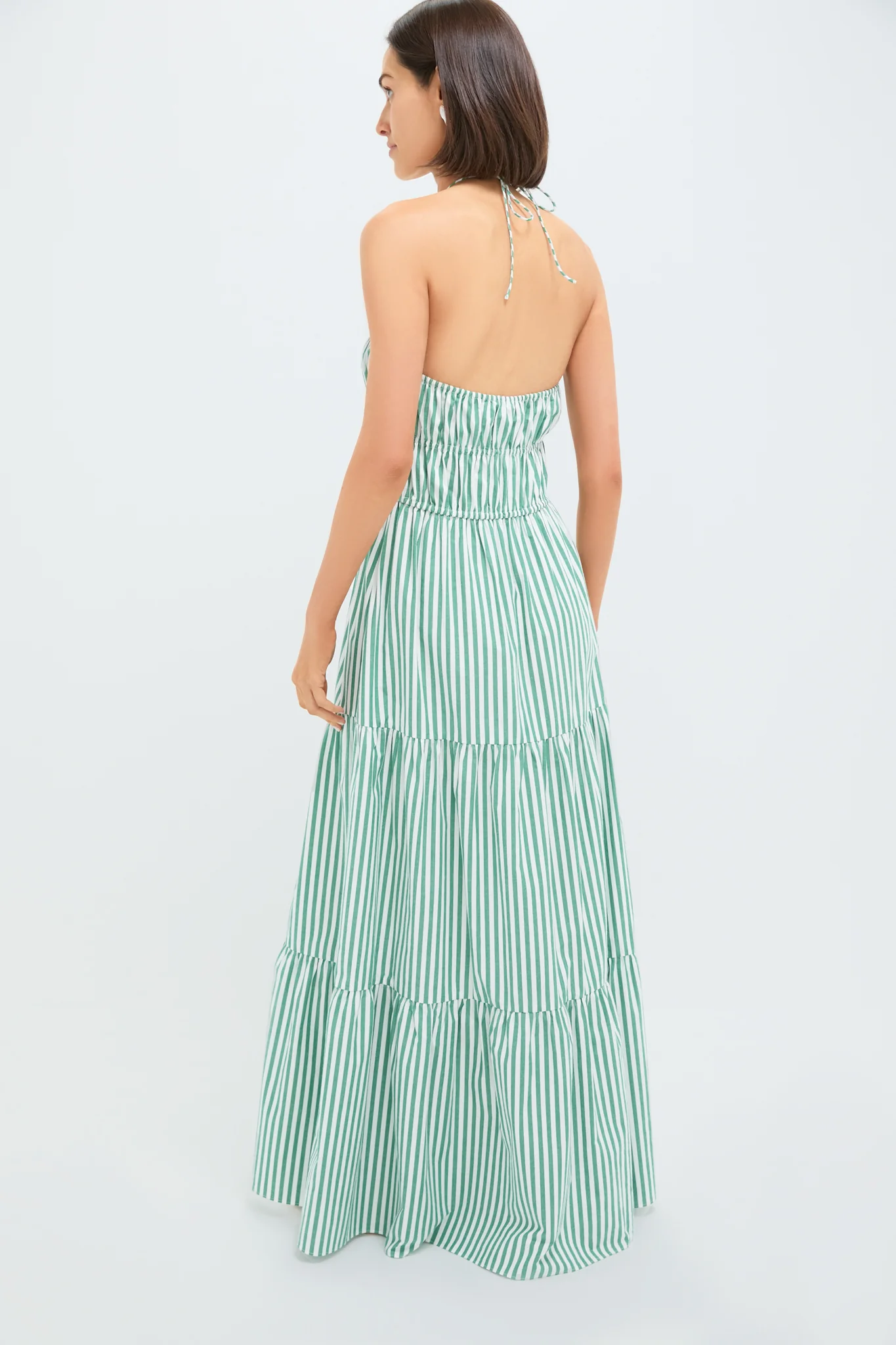 Tennis Green Striped Jodie Dress - Image 4
