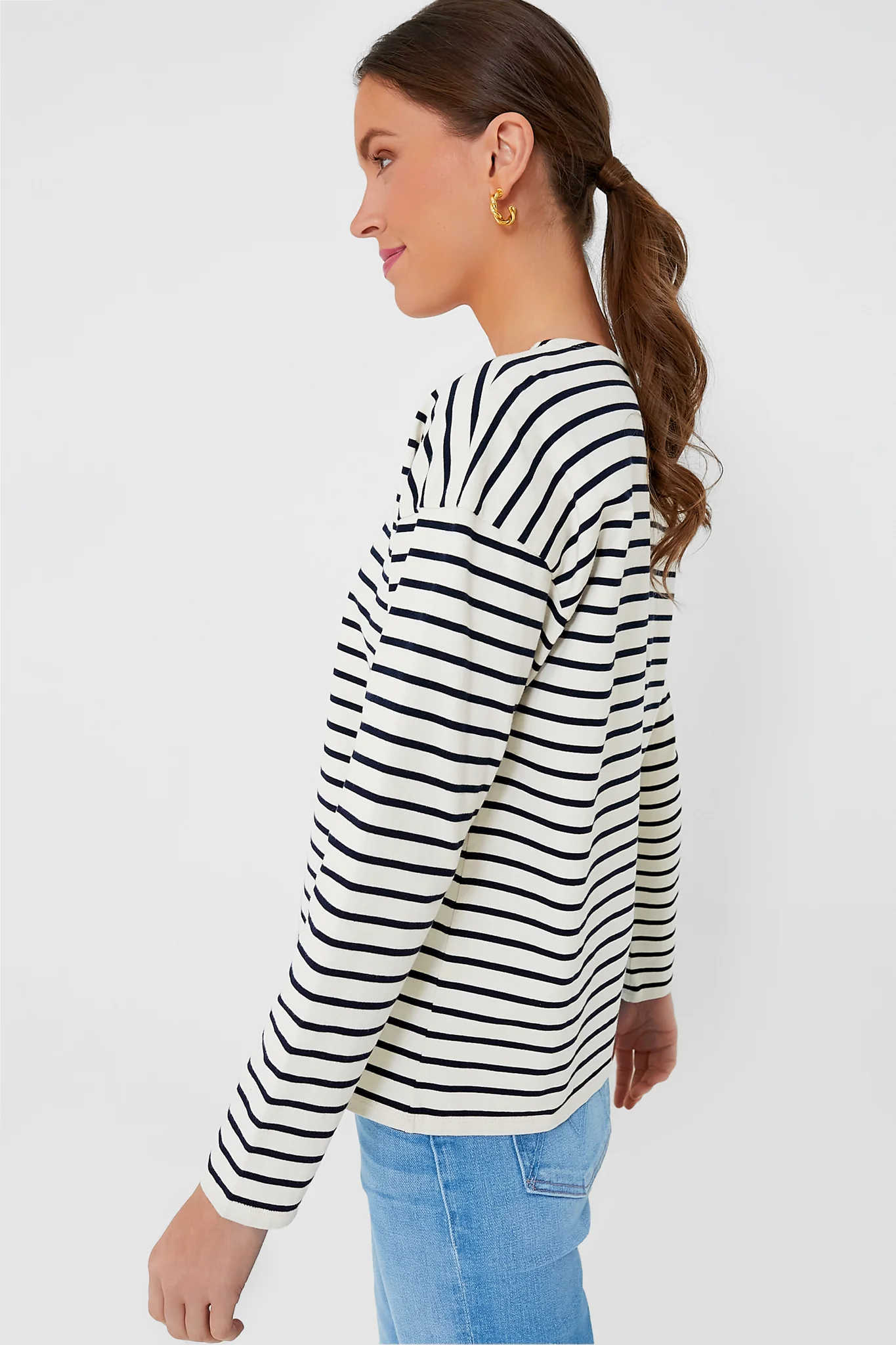 The Cream and Navy Boyfriend - Image 3