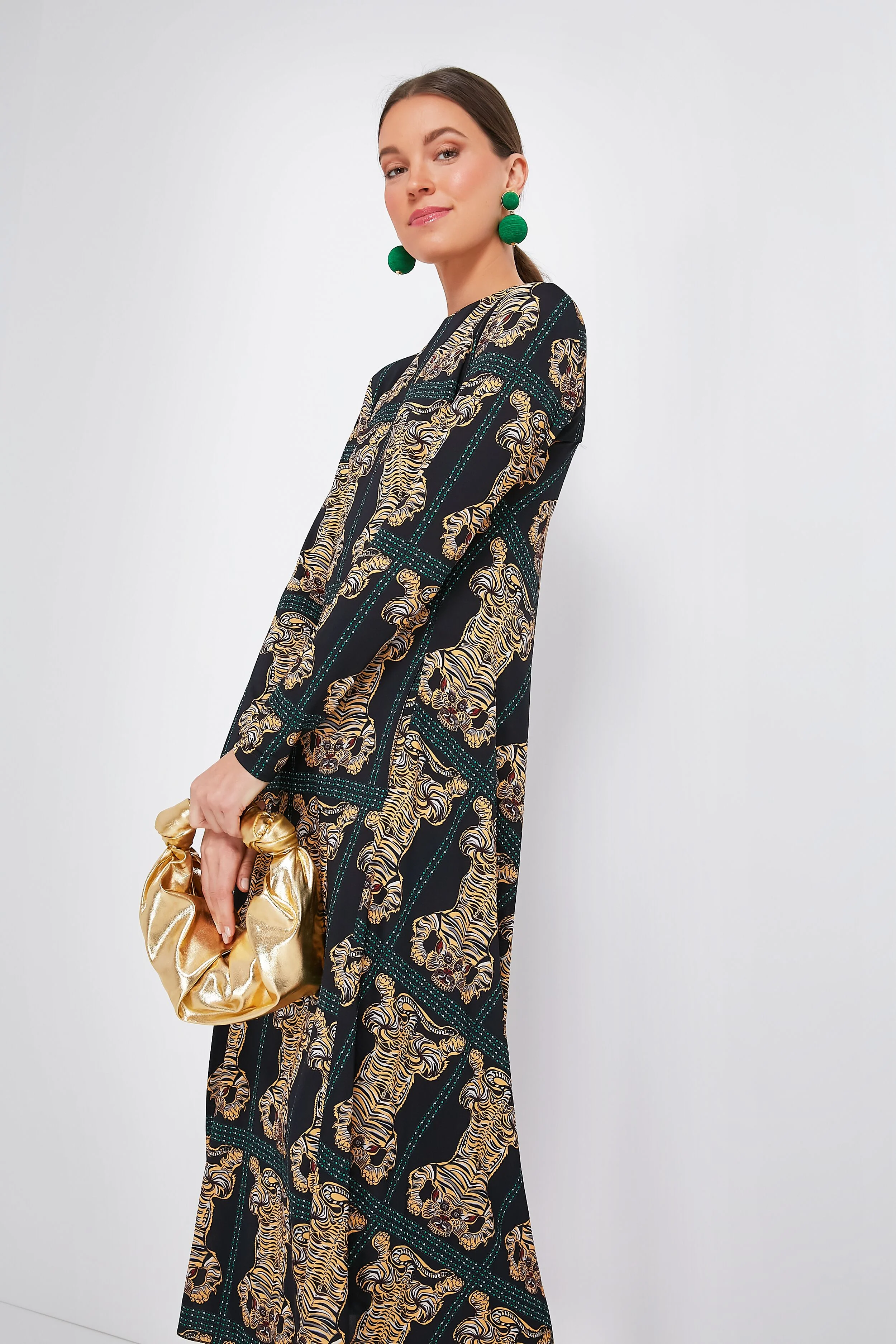 Tiger Tiles Black Drifter Dress - Image 6