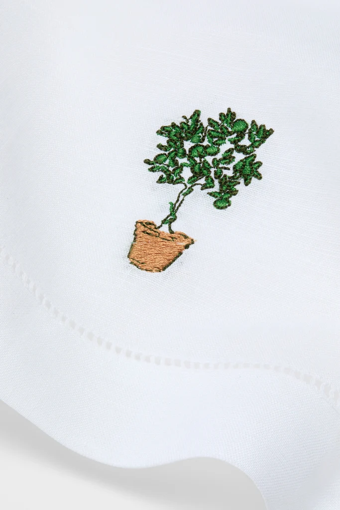 Topiary Embroidered Guest Towel - Image 2
