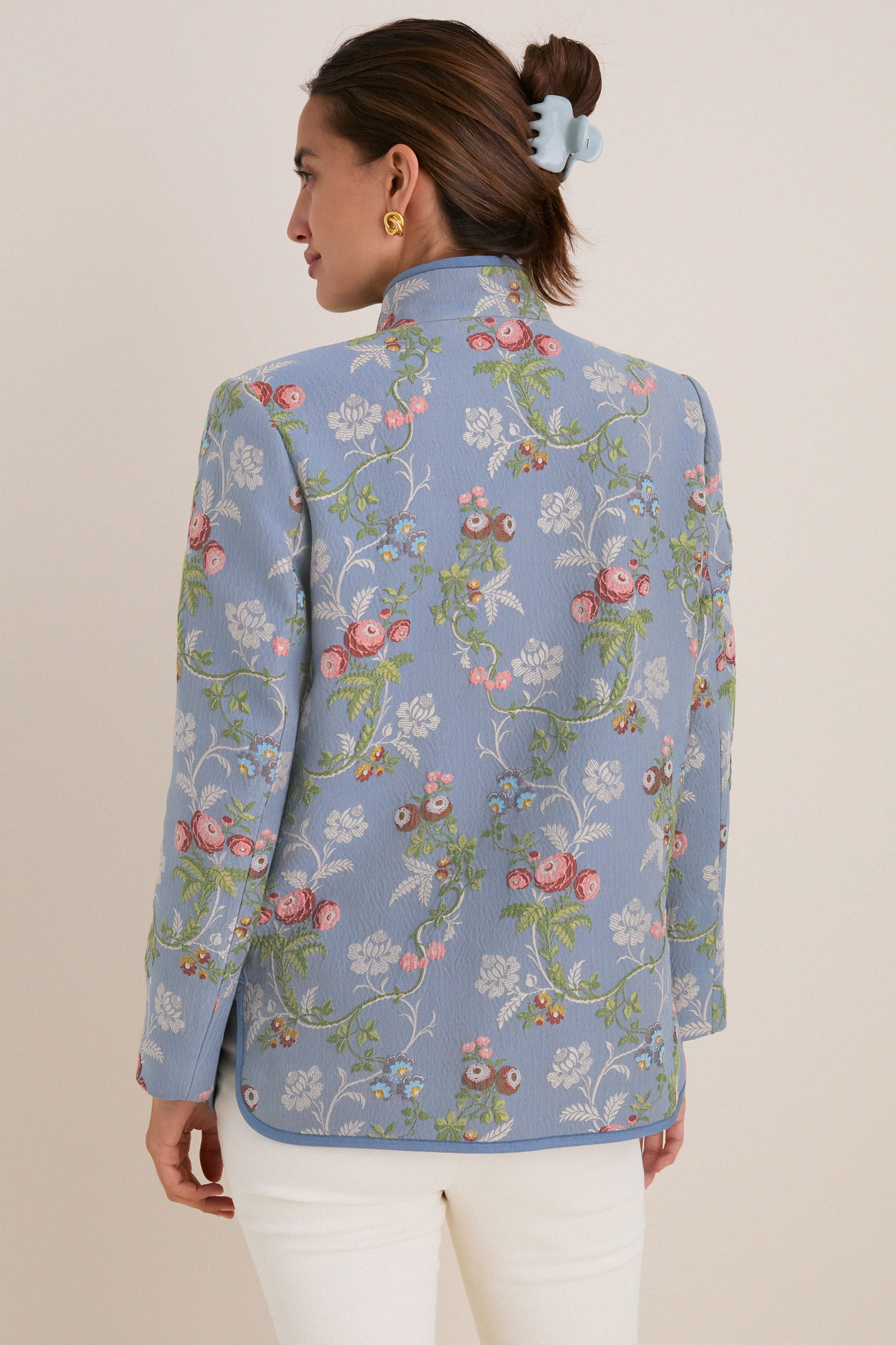 Trellis Bloom Jacquard Harrison Jacket - Image 4