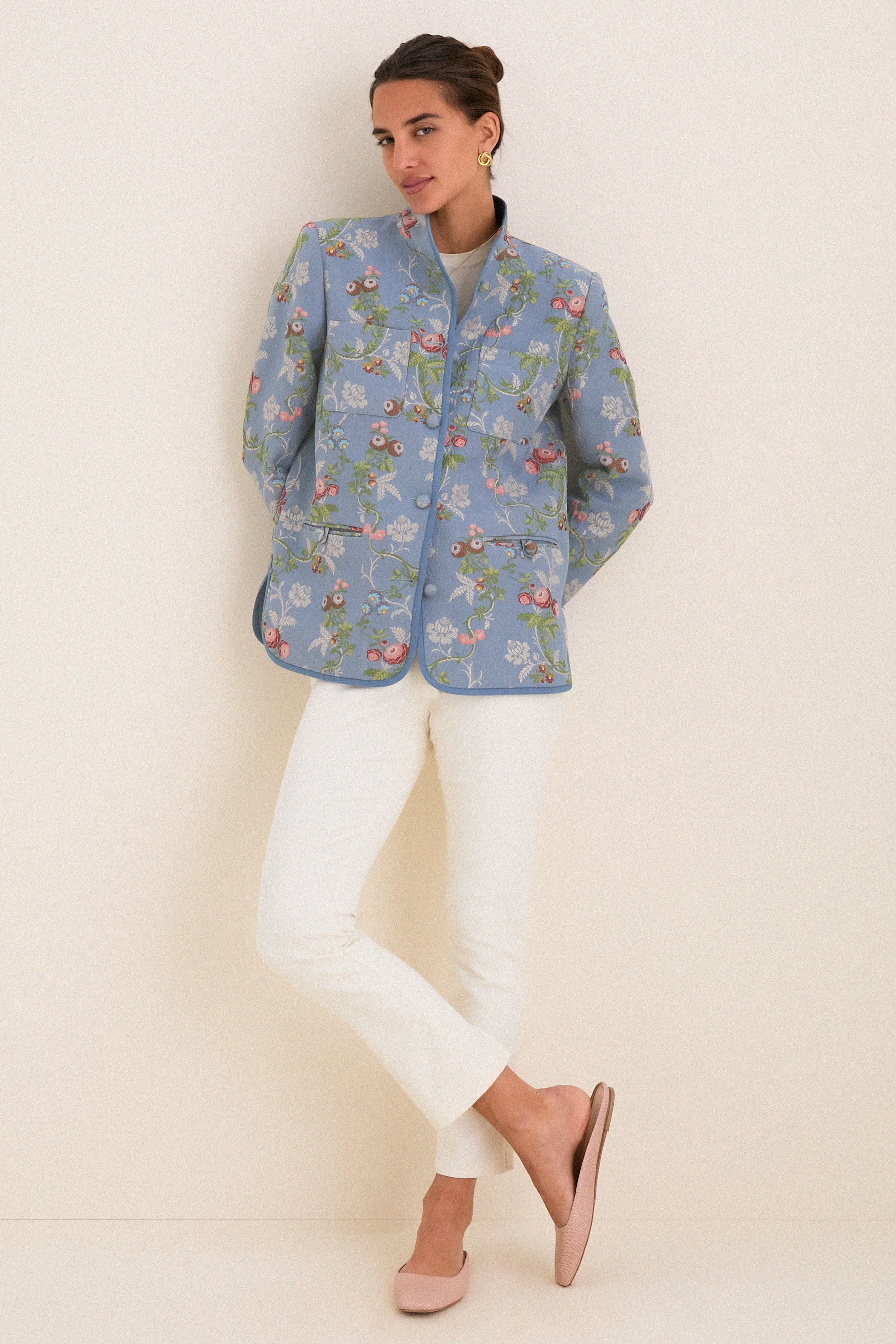 Trellis Bloom Jacquard Harrison Jacket - Image 6