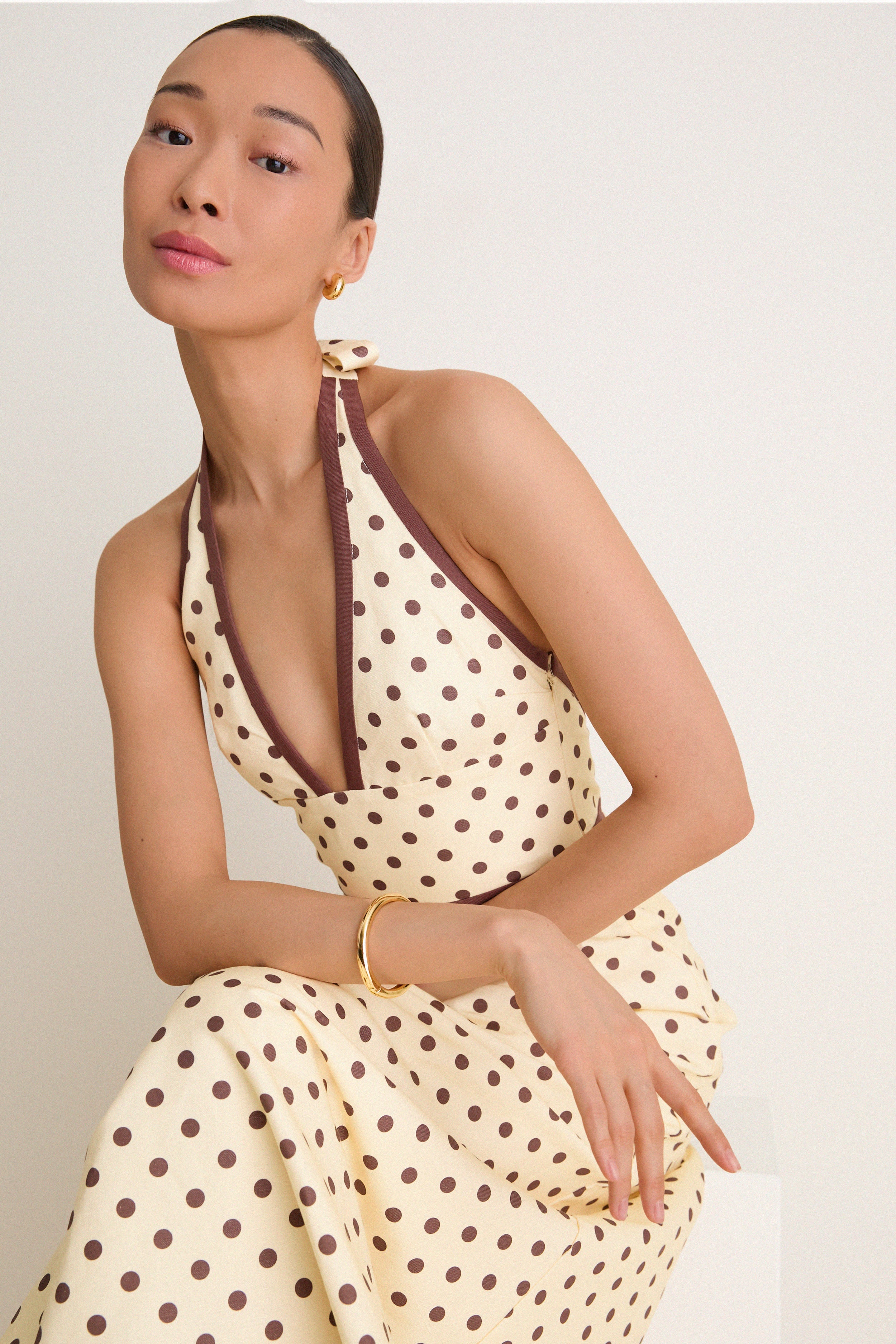 Vanilla and Chocolate Bowie Dress - Image 6