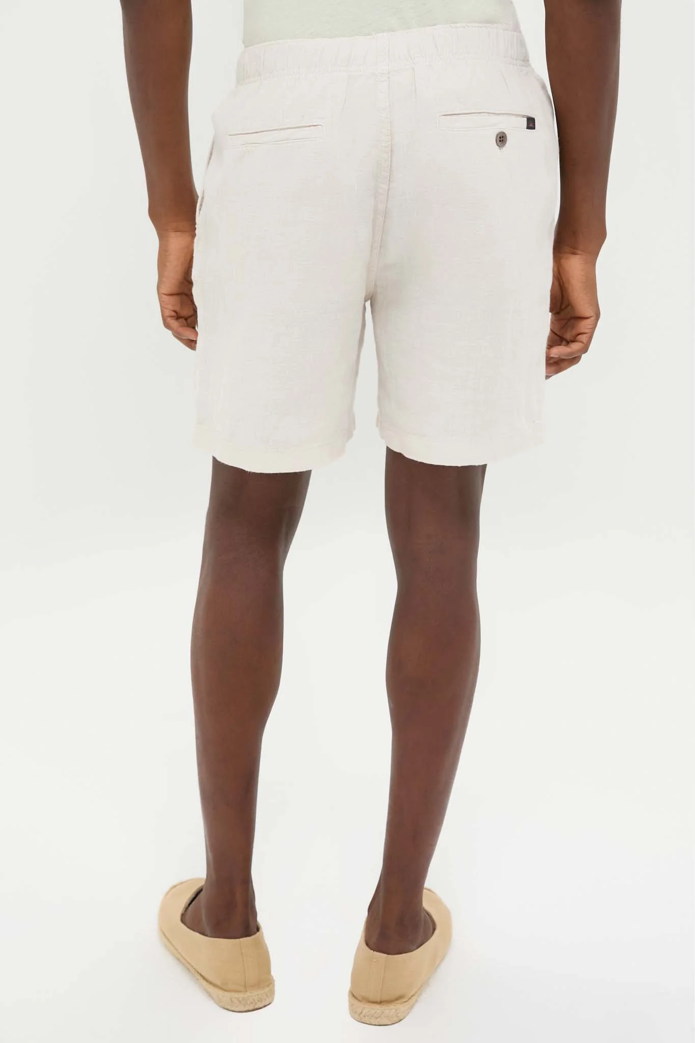 Weathered Sand Essential Linen Short - Image 4