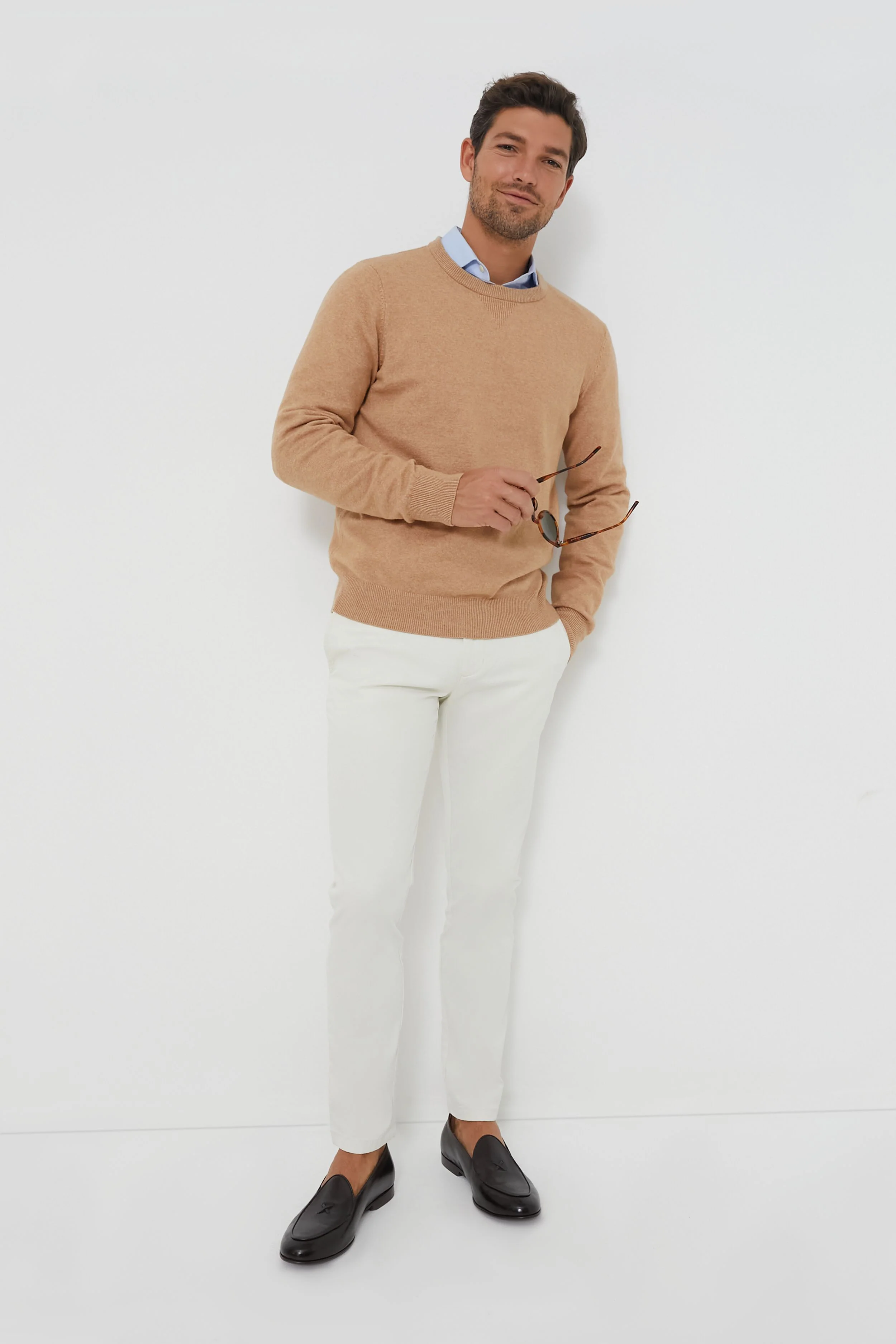 Wheat Heather Jackson Crewneck Sweater - Image 2