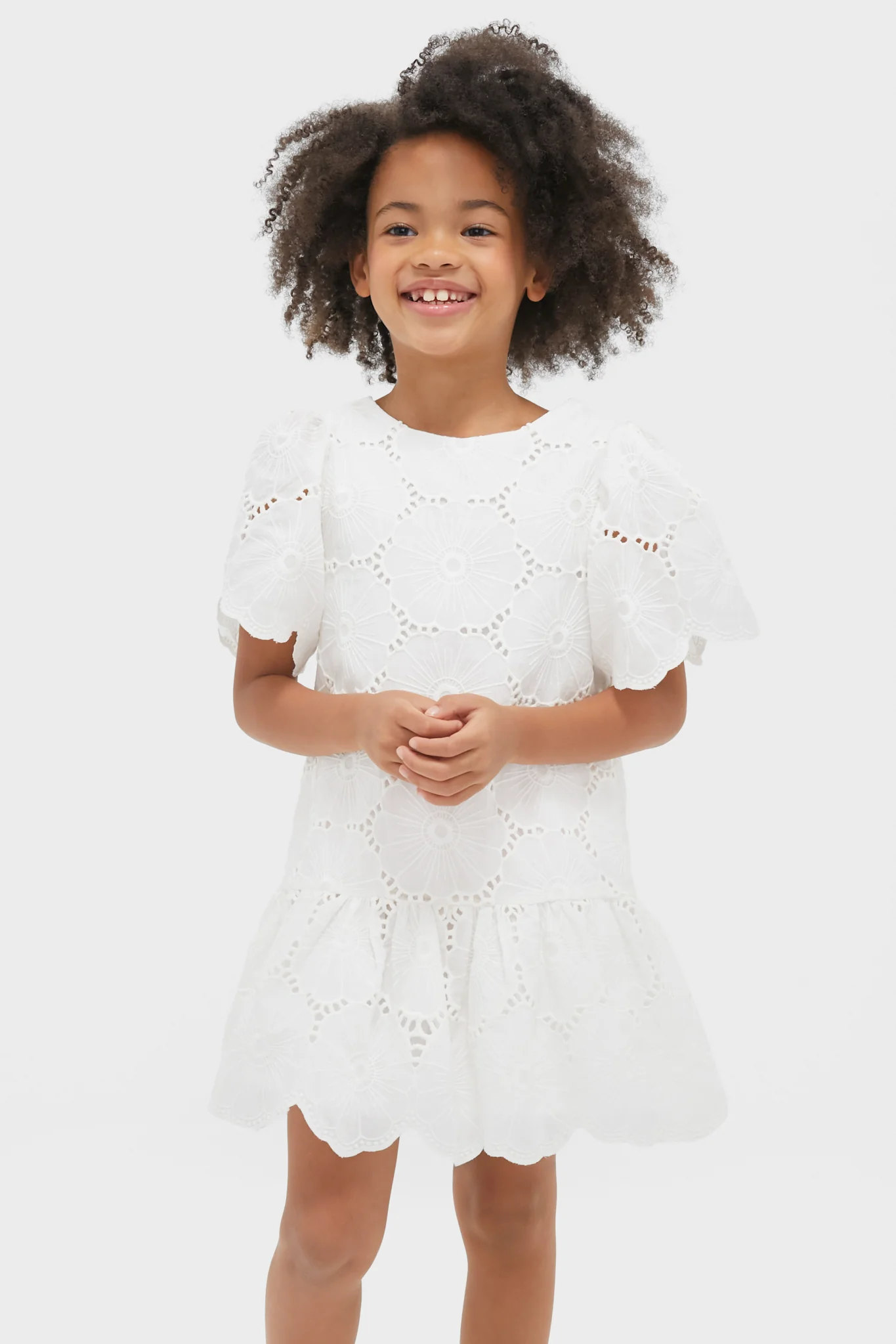 White Eyelet Dress
